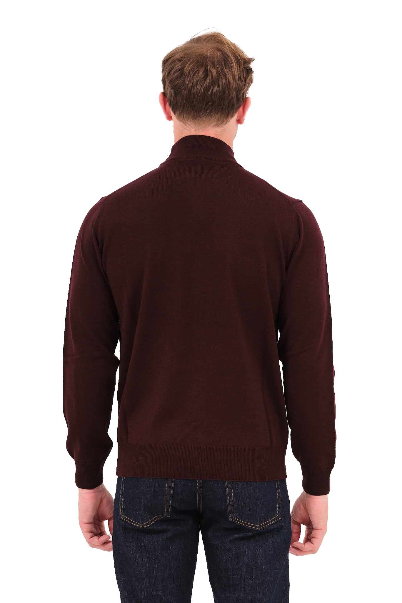 ΑΝΔΡΙΚΟ ΠΟΥΛΟΒΕΡ LUPETTO PORTOBELLO'S ΣΕ ΜΠΟΡΝΤΟ ΧΡΩΜΑ