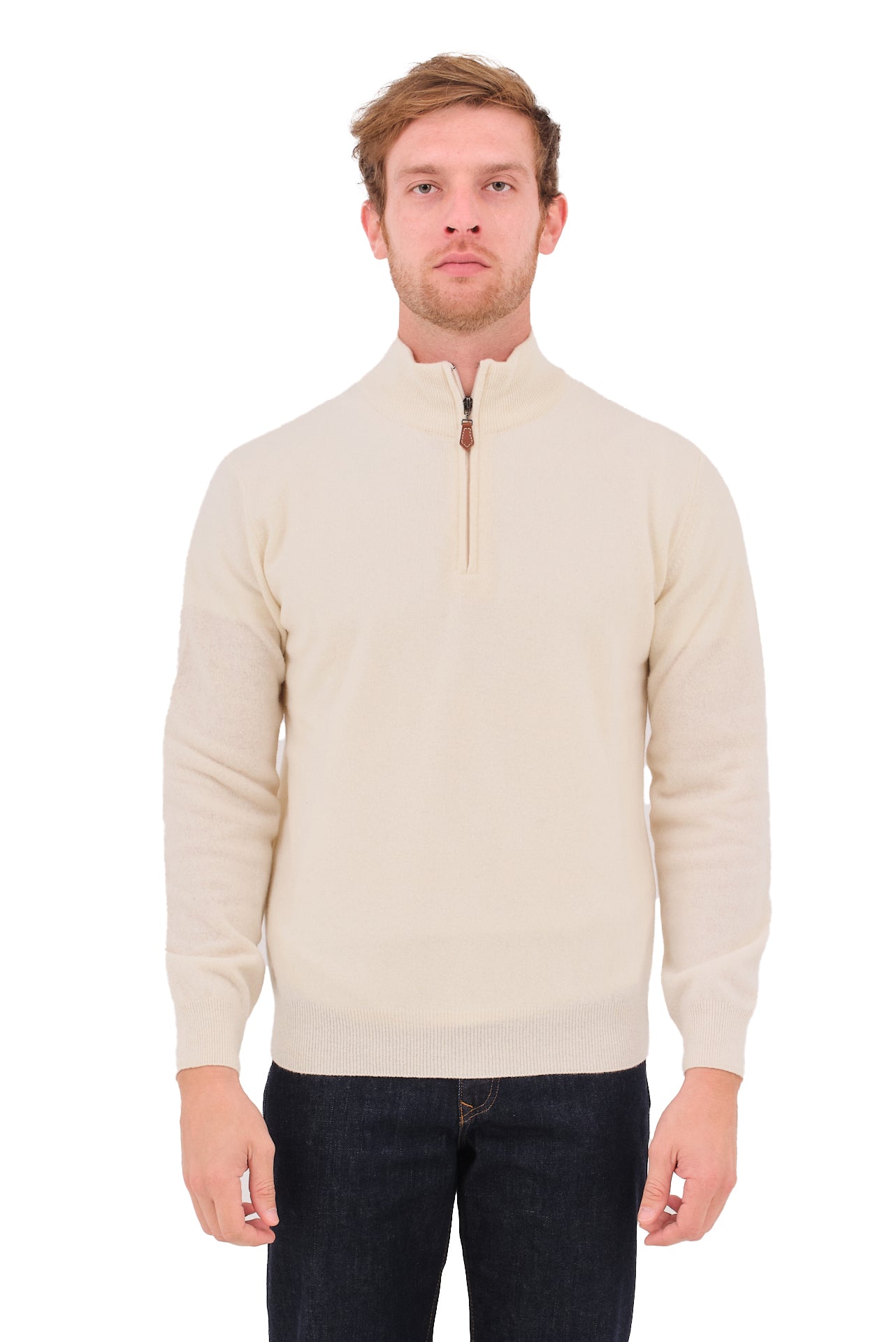 ΑΝΔΡΙΚΟ ΕΚΡΟΥ LUPETTO ZIP PORTOBELLO'S ΜΕ ΦΕΡΜΟΥΑΡ