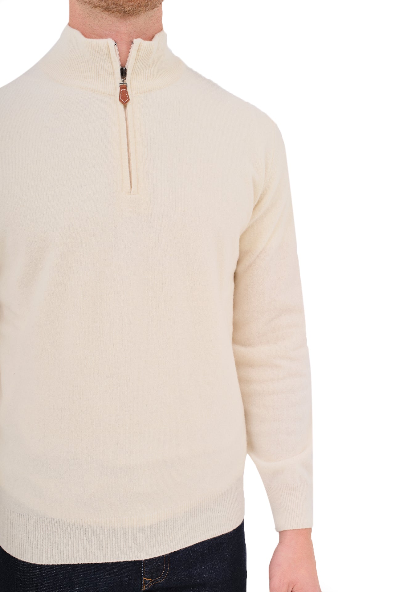 ΑΝΔΡΙΚΟ ΕΚΡΟΥ LUPETTO ZIP PORTOBELLO'S ΜΕ ΦΕΡΜΟΥΑΡ