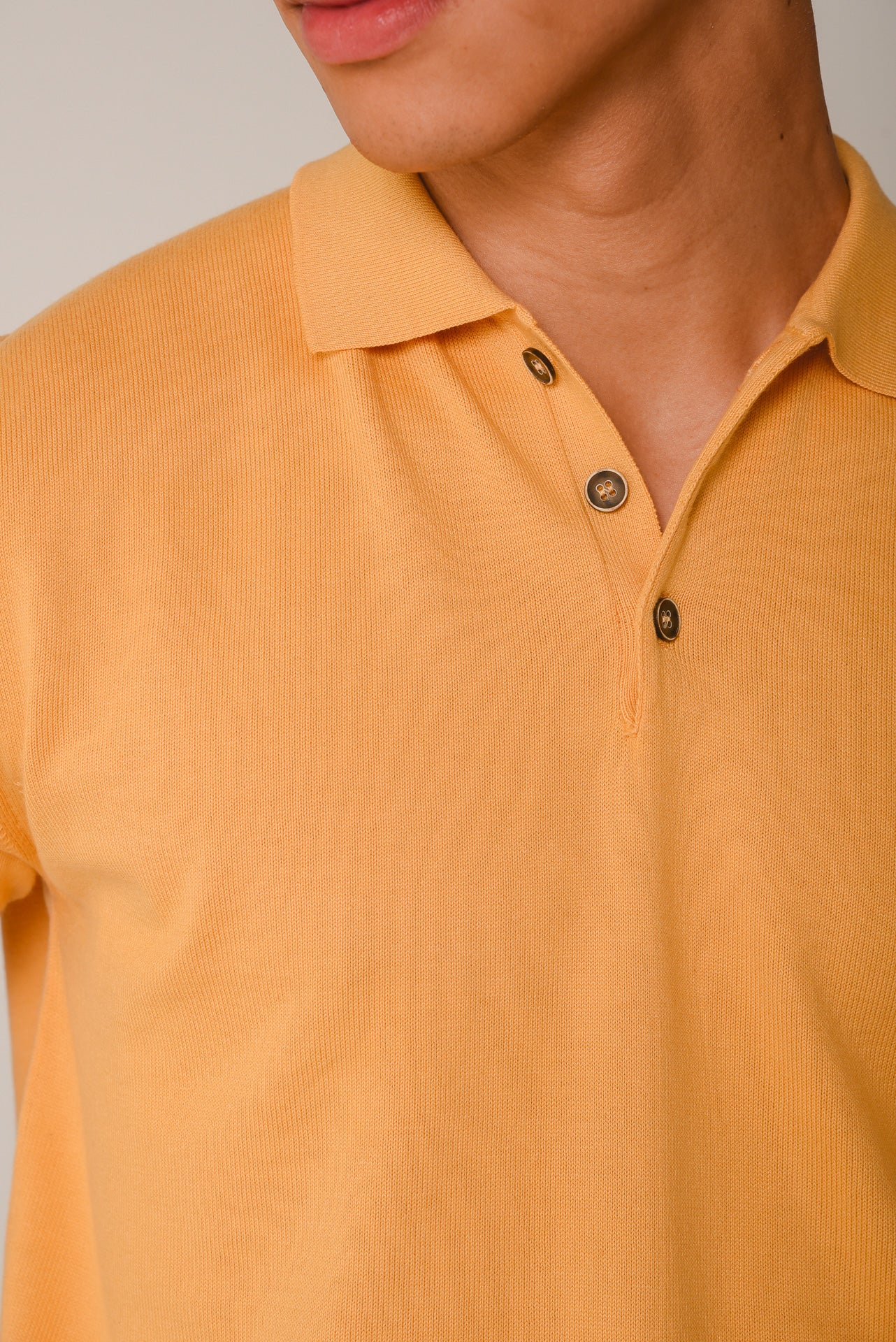 ΑΝΔΡΙΚΟ POLO ΠΛΕΚΤΟ PORTOBELLO'S ΚΙΤΡΙΝΟ ΜΟΝΟΧΡΩΜΟ REGULAR FIT