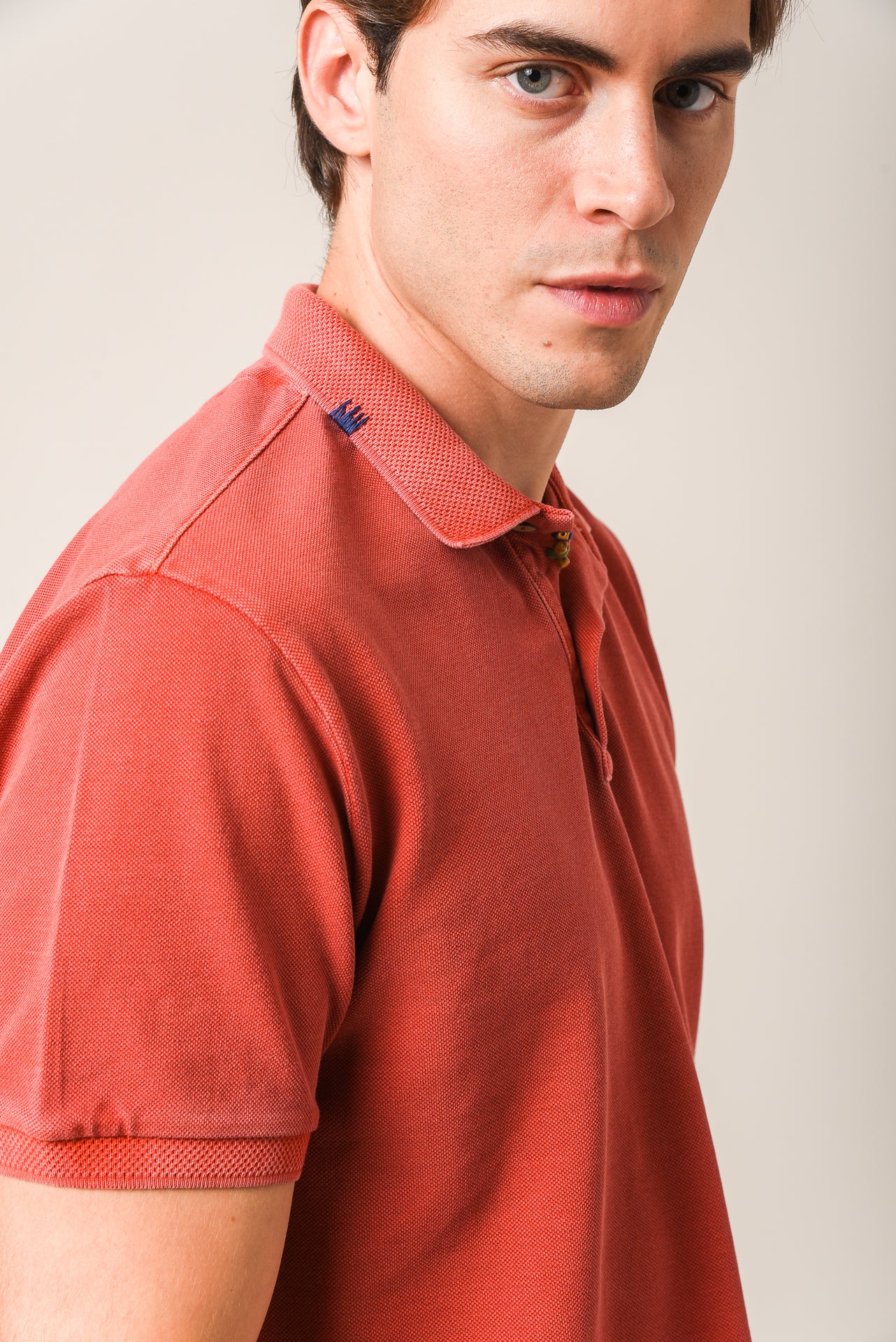 ΑΝΔΡΙΚΟ ΚΟΝΤΟΜΑΝΙΚΟ POLO PORTOBELLO'S ΚΕΡΑΜΙΔΙ REGULAR FIT