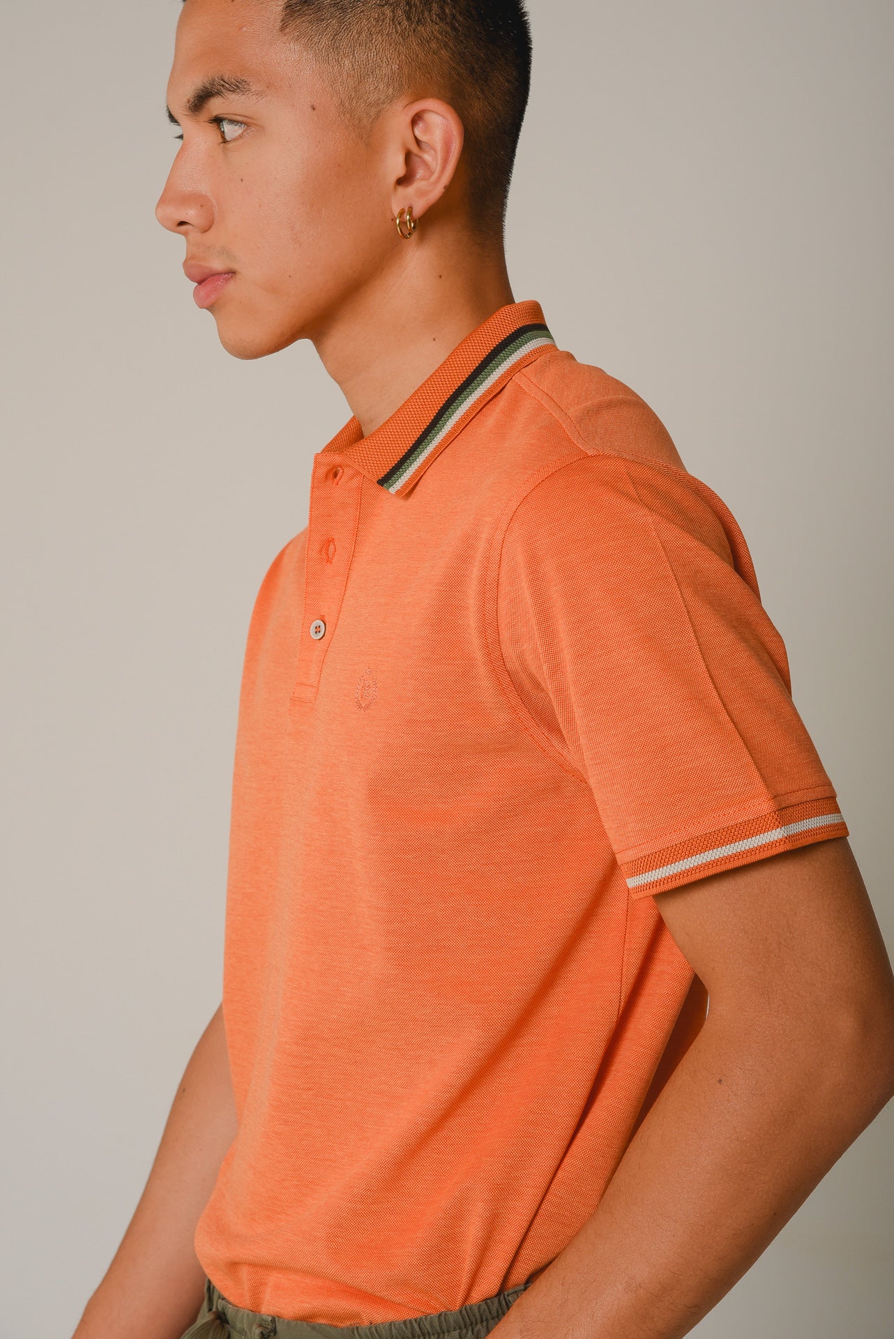 ΑΝΔΡΙΚΟ POLO PORTOBELLO'S ΠΟΡΤΟΚΑΛΙ ΜΕ ΧΡΩΜΑΤΙΣΤΟ ΓΙΑΚΑ