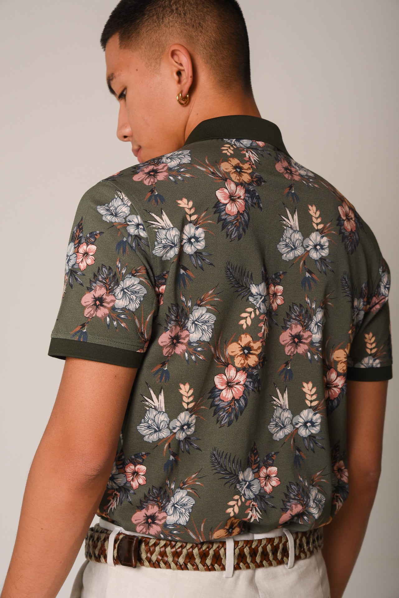 ΑΝΔΡΙΚΟ POLO PORTOBELLO'S ΛΑΔΙ ΜΕ ΦΛΟΡΑΛ ΣΧΕΔΙΟ