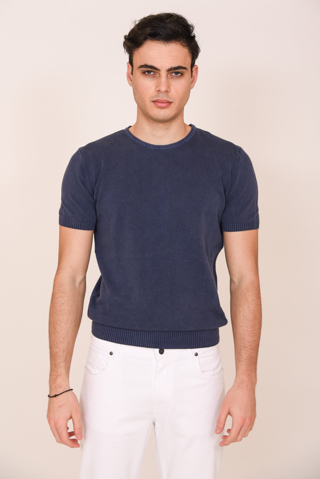 ΑΝΔΡΙΚΟ T-SHIRT PORTOBELLO'S ΠΕΤΡΟΠΛΥΜΕΝΟ ΜΠΛΕ