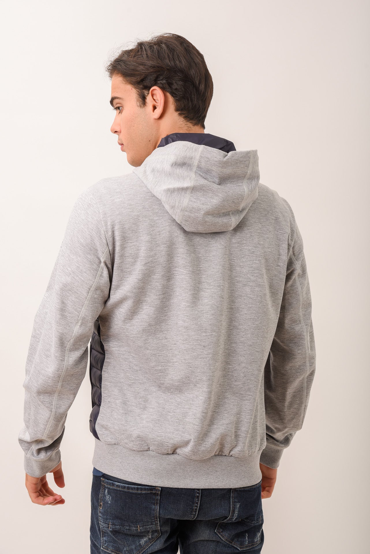 ΑΝΔΡΙΚΟ ΜΠΟΥΦΑΝ ΚΑΠΙΤΟΝΕ POTOBELLO'S ΣΕ ΜΠΛΕ ΧΡΩΜΑ ΜΕ ΓΚΡΙ ΛΕΠΤΟΜΕΡΕΙΕΣ