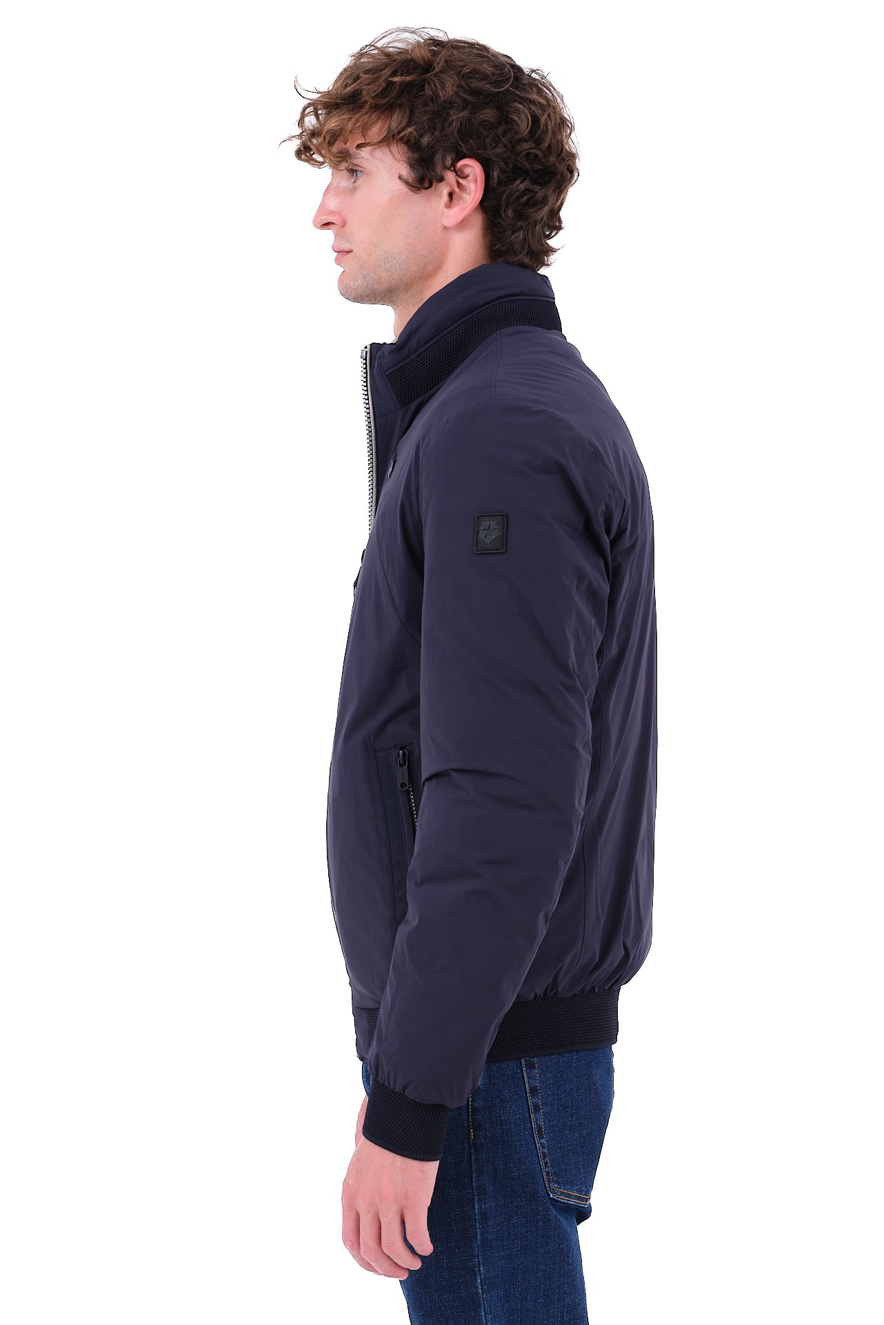 ΑΝΔΡΙΚΟ ΜΠΟΥΦΑΝ JACKET MILESTONE ΣΕ ΜΠΛΕ ΧΡΩΜΑ