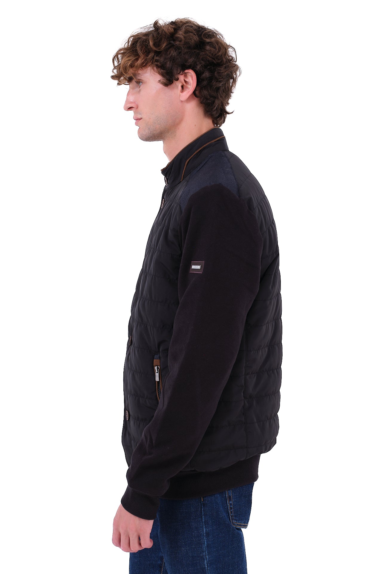 ΑΝΔΡΙΚΟ ΜΑΥΡΟ ΚΑΠΙΤΟΝΕ ΜΠΟΥΦΑΝ PORTOBELLO'S ΜΕ ΚΑΦΕ ΛΕΠΤΟΜΕΡΕΙΕΣ