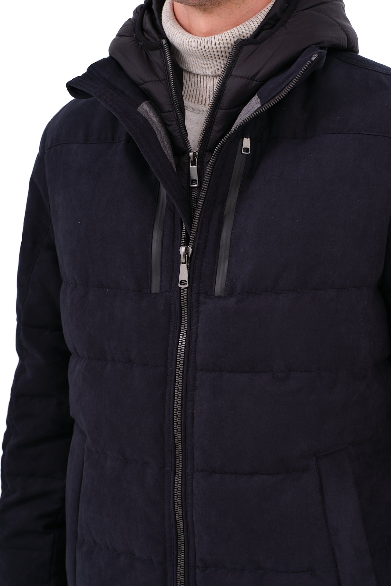 ΑΝΔΡΙΚΟ ΜΠΟΥΦΑΝ PORTOBELLO'S ΣΕ ΣΚΟΥΡΟ ΜΠΛΕ ΜΕ ΜΟΣΤΡΑ ΚΑΙ ΚΟΥΚΟΥΛΑ