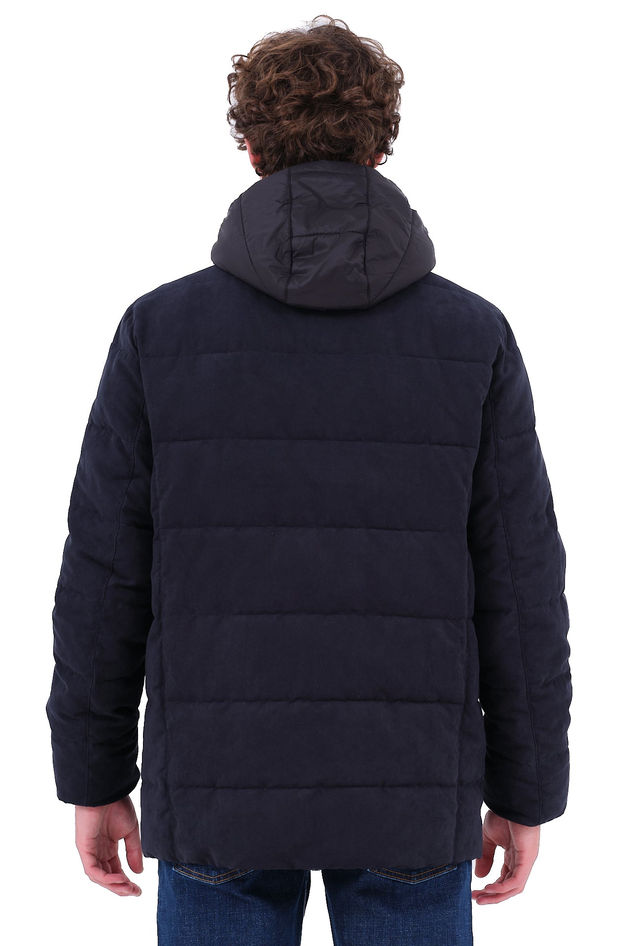 ΑΝΔΡΙΚΟ ΜΠΟΥΦΑΝ PORTOBELLO'S ΣΕ ΣΚΟΥΡΟ ΜΠΛΕ ΜΕ ΜΟΣΤΡΑ ΚΑΙ ΚΟΥΚΟΥΛΑ