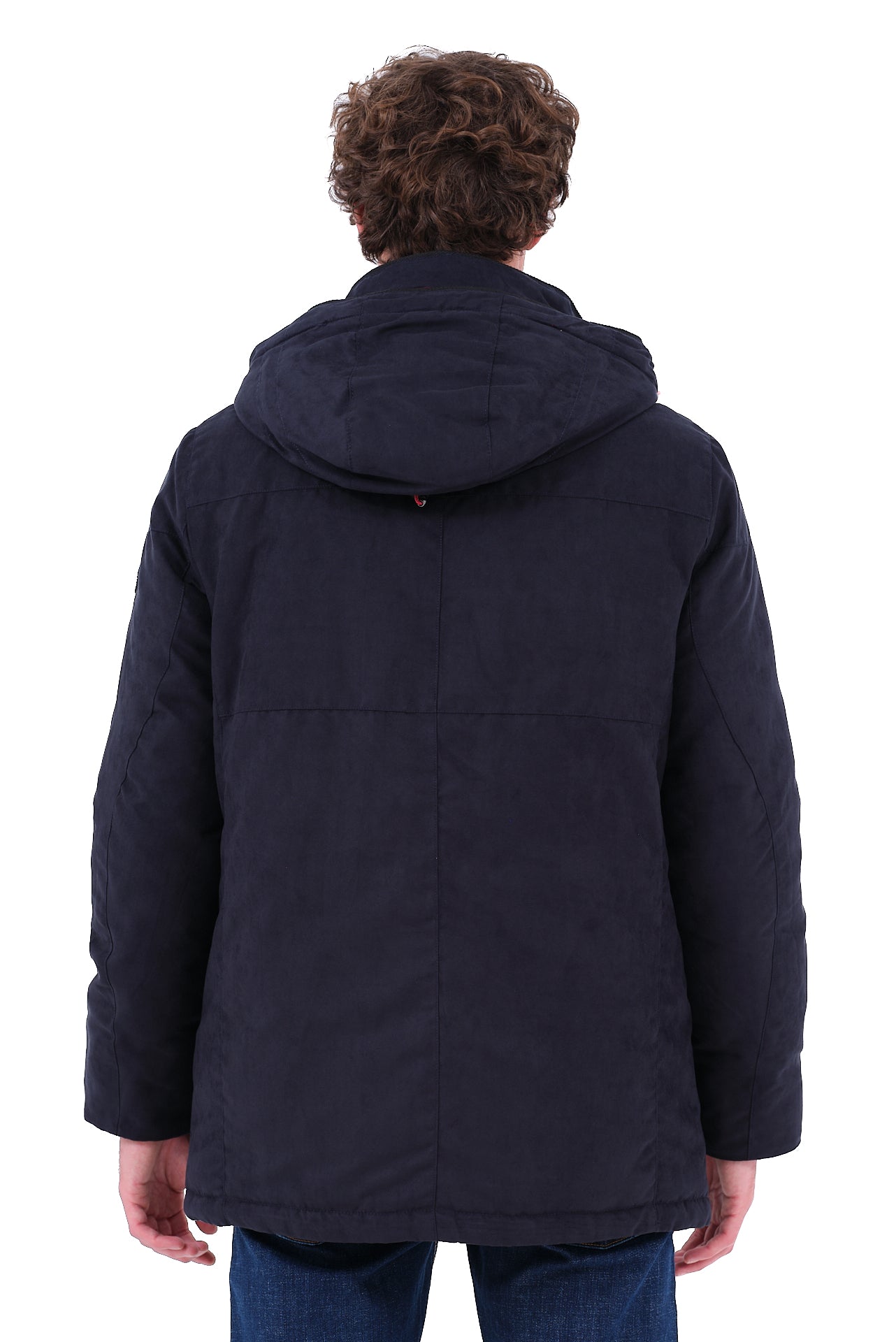 ΑΝΔΡΙΚΟ ΜΠΟΥΦΑΝ PORTOBELLO'S ΜΠΛΕ ΜΕ ΓΚΡΙ ΛΕΠΤΟΜΕΡΕΙΕΣ