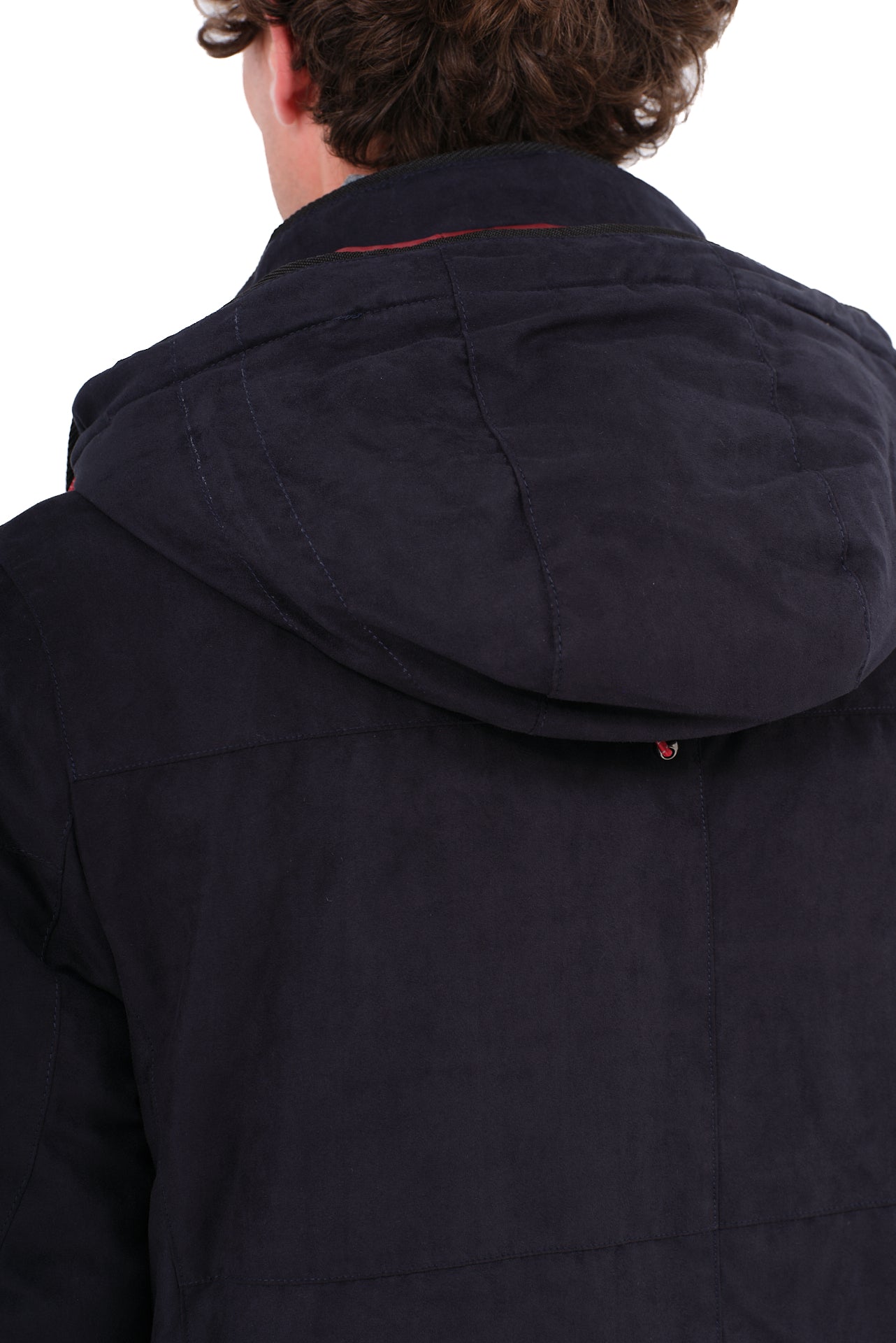 ΑΝΔΡΙΚΟ ΜΠΟΥΦΑΝ PORTOBELLO'S ΜΠΛΕ ΜΕ ΓΚΡΙ ΛΕΠΤΟΜΕΡΕΙΕΣ