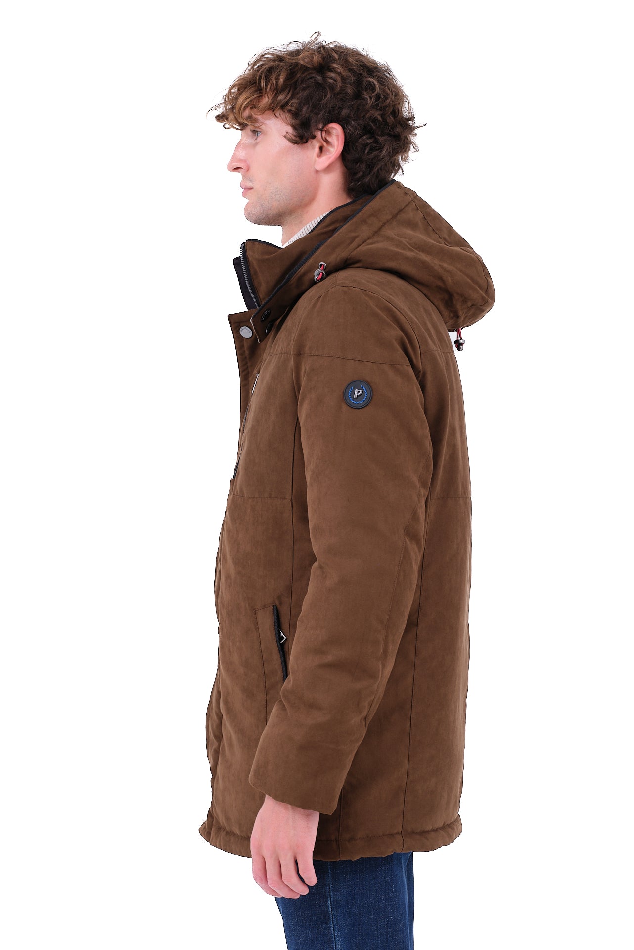 ΑΝΔΡΙΚΟ ΜΠΟΥΦΑΝ PORTOBELLO'S ΚΑΦΕ ΜΕ ΓΚΡΙ ΛΕΠΤΟΜΕΡΕΙΕΣ