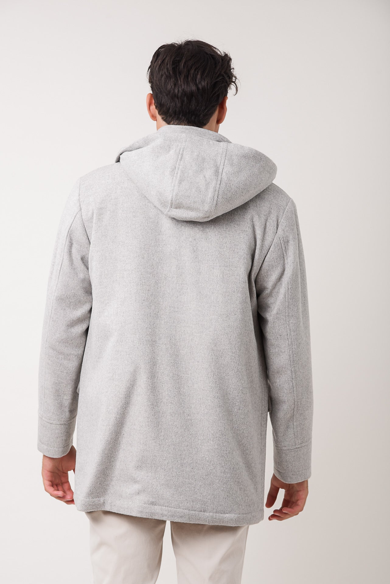 ΑΝΔΡΙΚΟ ΗΜΙΠΑΛΤΟ MONTGOMERY LES GENT'S ΣΕ ΓΚΡΙ ΧΡΩΜΑ