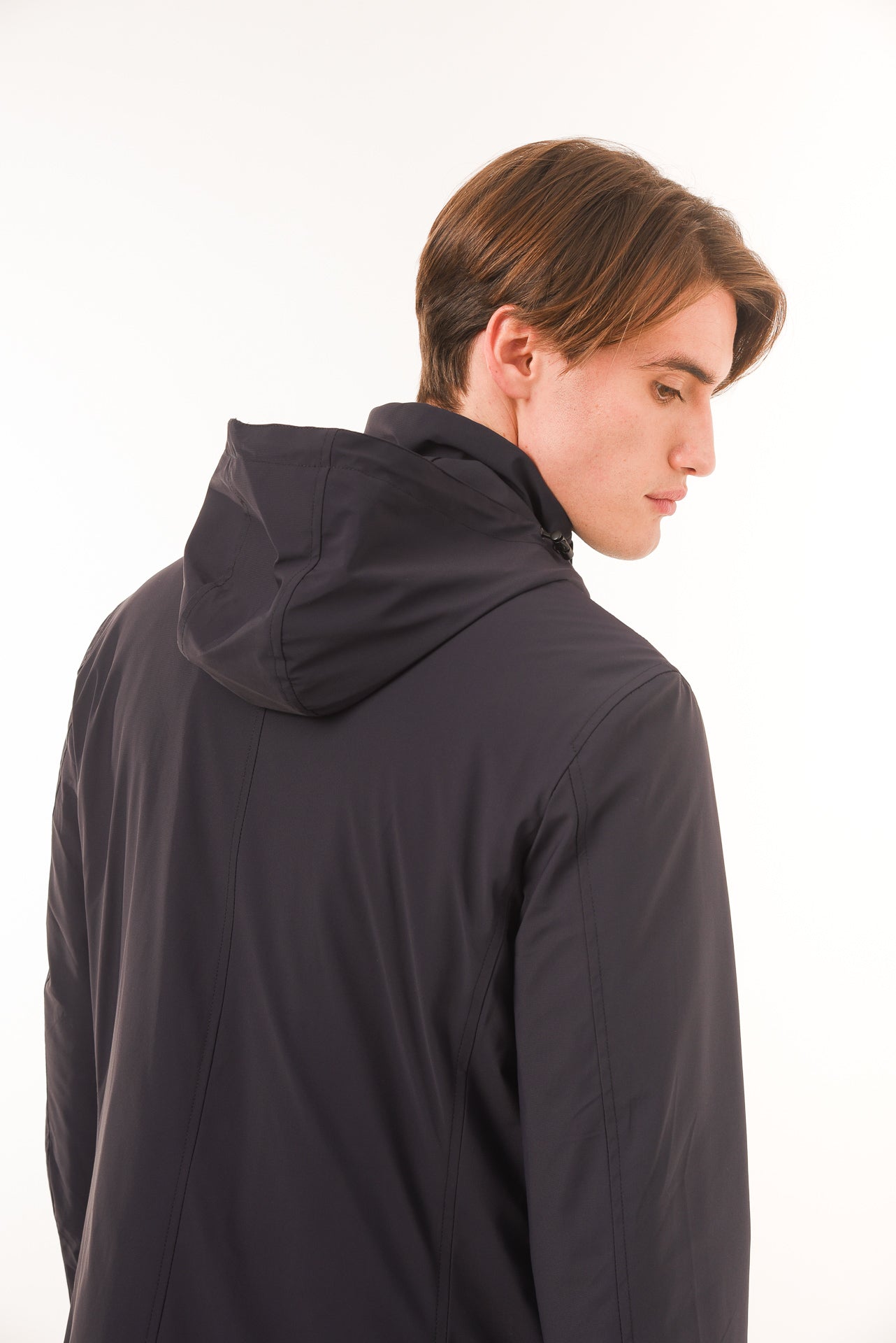 ΑΝΔΡΙΚΗ ΚΑΜΠΑΡΝΤΙΝΑ PORTOBELLO'S ΜΕ ΚΟΥΚΟΥΛΑ ΣΕ NAVY ΜΠΛΕ ΧΡΩΜΑ