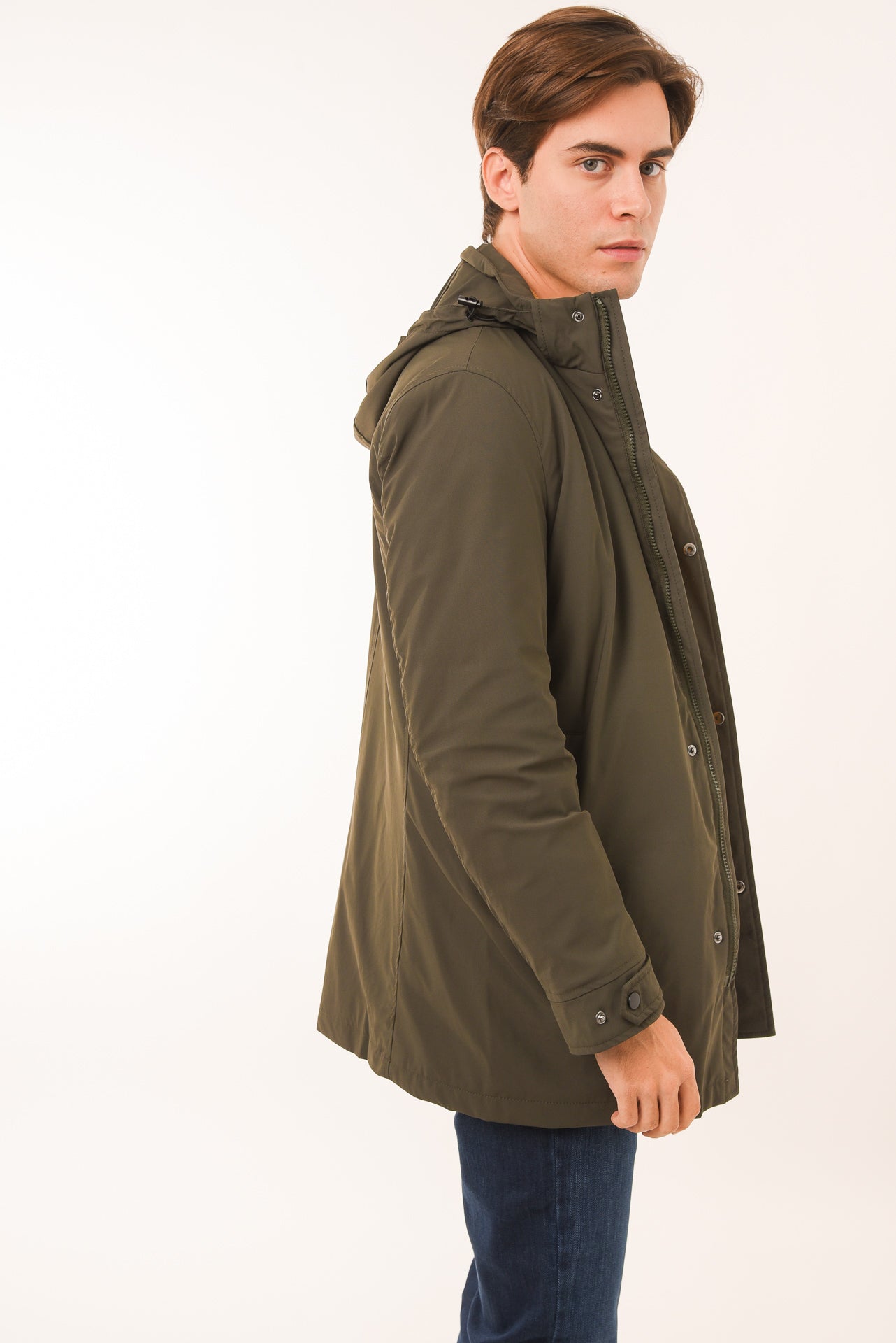 ΑΝΔΡΙΚΗ ΚΑΜΠΑΡΝΤΙΝΑ PORTOBELLO'S ΜΕ ΚΟΥΚΟΥΛΑ ΣΕ ΛΑΔΙ ΧΡΩΜΑ