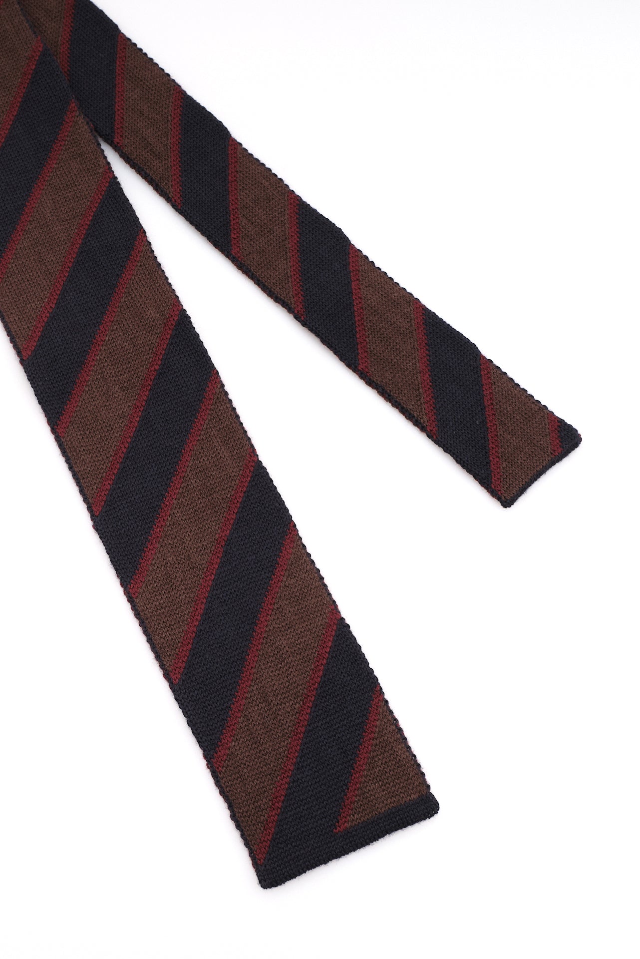 ΑΝΔΡΙΚΗ ΠΛΕΚΤΗ ΓΡΑΒΑΤΑ CLUB PORTOBELLO'S ΜΠΛΕ ΚΑΦΕ ΚΑΙ ΜΠΟΡΝΤΟ ΧΡΩΜΑ