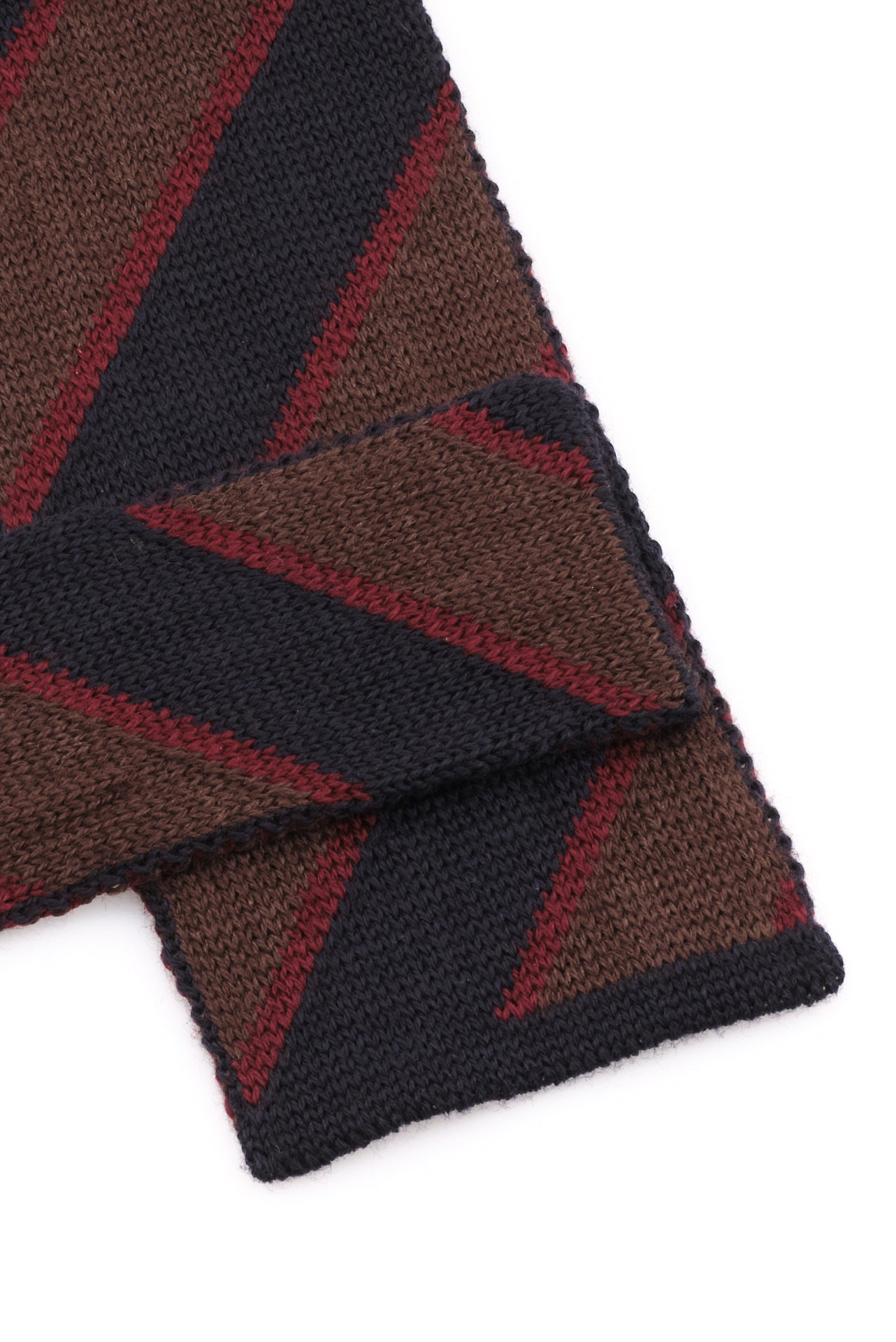 ΑΝΔΡΙΚΗ ΠΛΕΚΤΗ ΓΡΑΒΑΤΑ CLUB PORTOBELLO'S ΜΠΛΕ ΚΑΦΕ ΚΑΙ ΜΠΟΡΝΤΟ ΧΡΩΜΑ