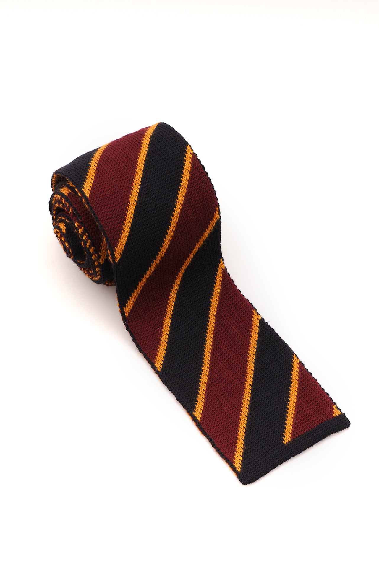 ΑΝΔΡΙΚΗ ΠΛΕΚΤΗ ΓΡΑΒΑΤΑ CLUB PORTOBELLO'S ΣΕ ΜΠΛΕ ΜΠΟΡΝΤΟ ΚΑΙ ΚΙΤΡΙΝΟ ΧΡΩΜΑ