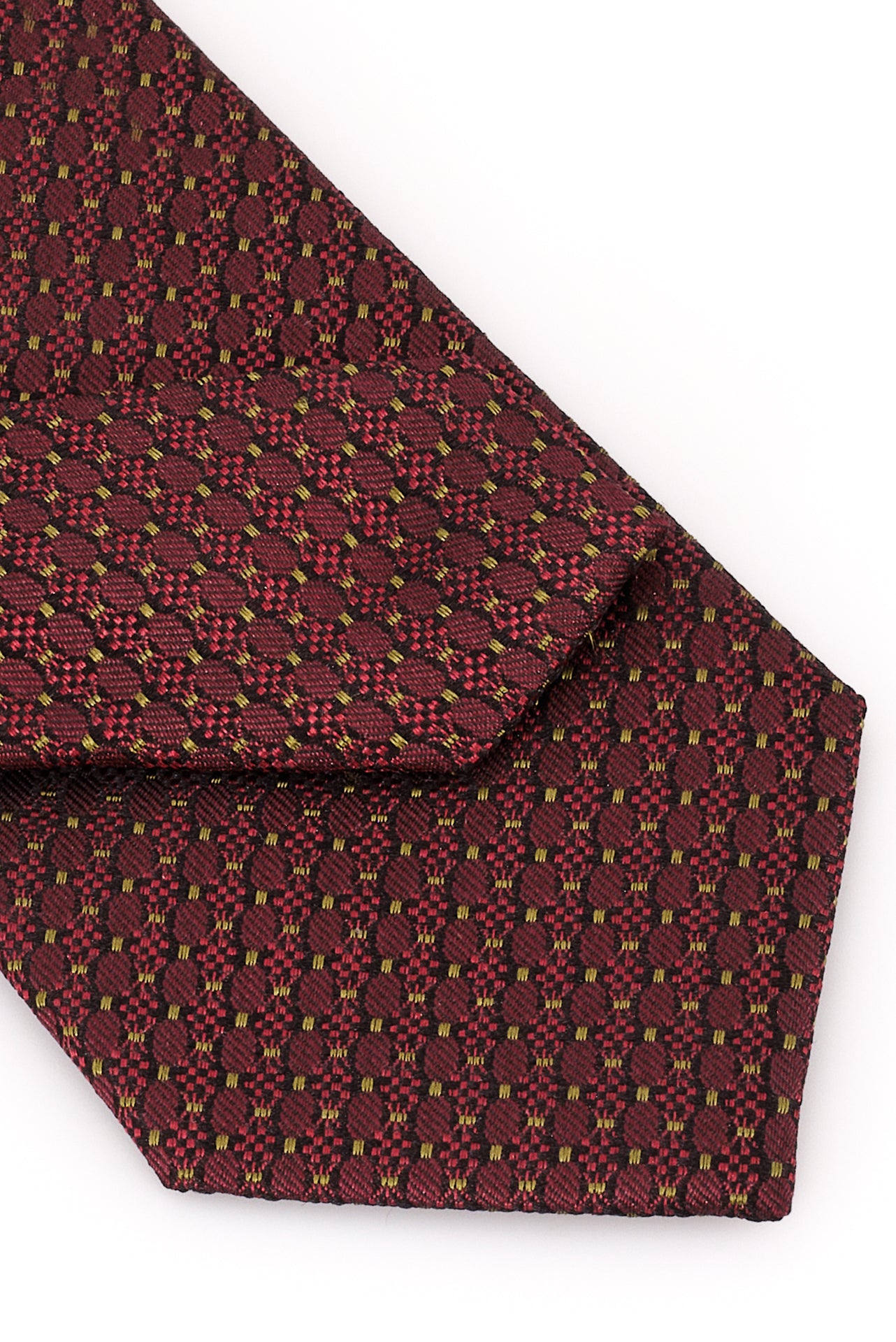 ΑΝΔΡΙΚΗ ΜΕΤΑΞΩΤΗ ΓΡΑΒΑΤΑ ANDREA MOLINELLI ΣΕ ΜΠΟΡΝΤΟ ΧΡΩΜΑ ΜΕ ΠΡΑΣΙΝΑ ΜΟΤΙΒΑ