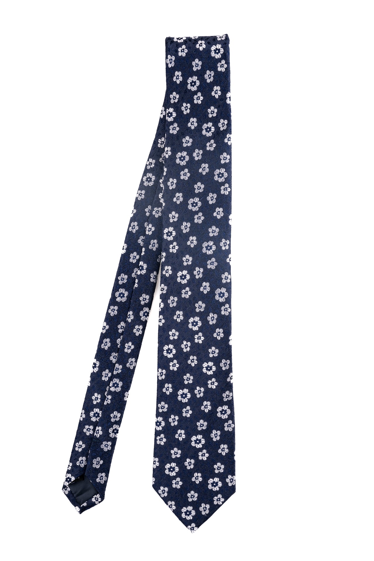 ΑΝΔΡΙΚΗ ΜΕΤΑΞΩΤΗ ΓΡΑΒΑΤΑ PORTOBELLO'S ΜΠΛΕ NAVY ΦΛΟΡΑΛ