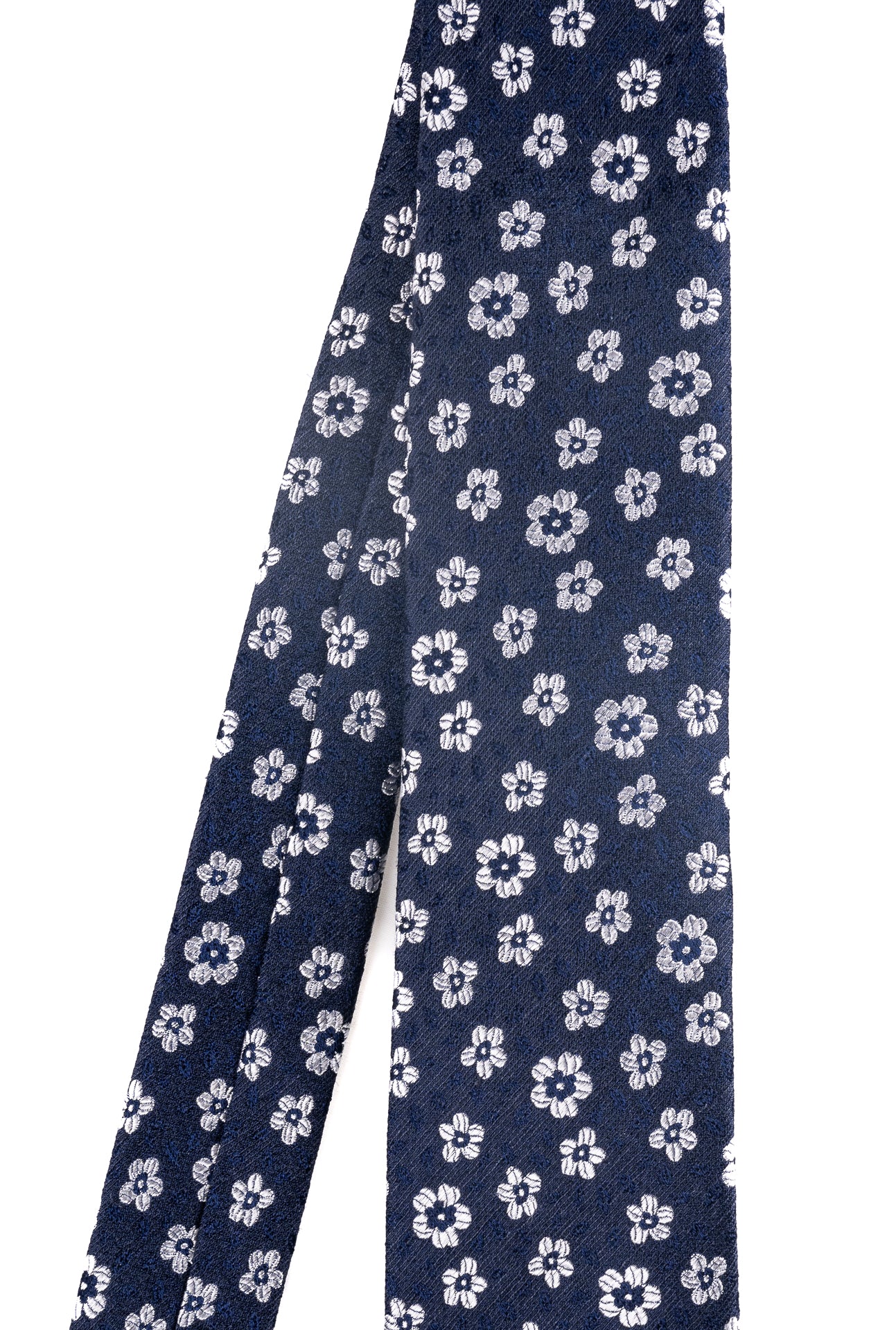 ΑΝΔΡΙΚΗ ΜΕΤΑΞΩΤΗ ΓΡΑΒΑΤΑ PORTOBELLO'S ΜΠΛΕ NAVY ΦΛΟΡΑΛ