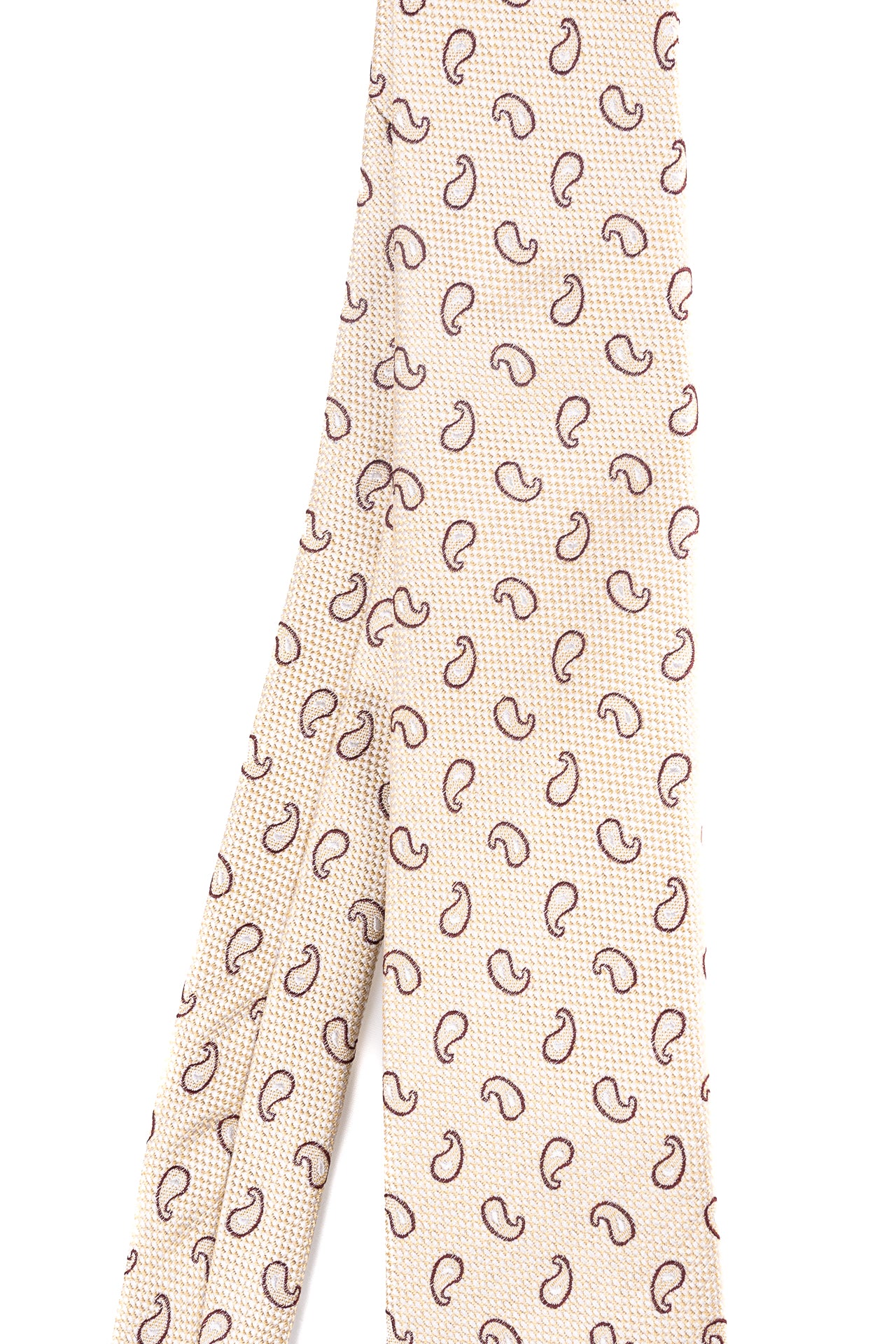 ΑΝΔΡΙΚΗ ΜΕΤΑΞΩΤΗ ΓΡΑΒΑΤΑ PORTOBELLO'S ΜΠΕΖ ΧΡΩΜΑ ΜΕ ΛΑΧΟΥΡΙΑ