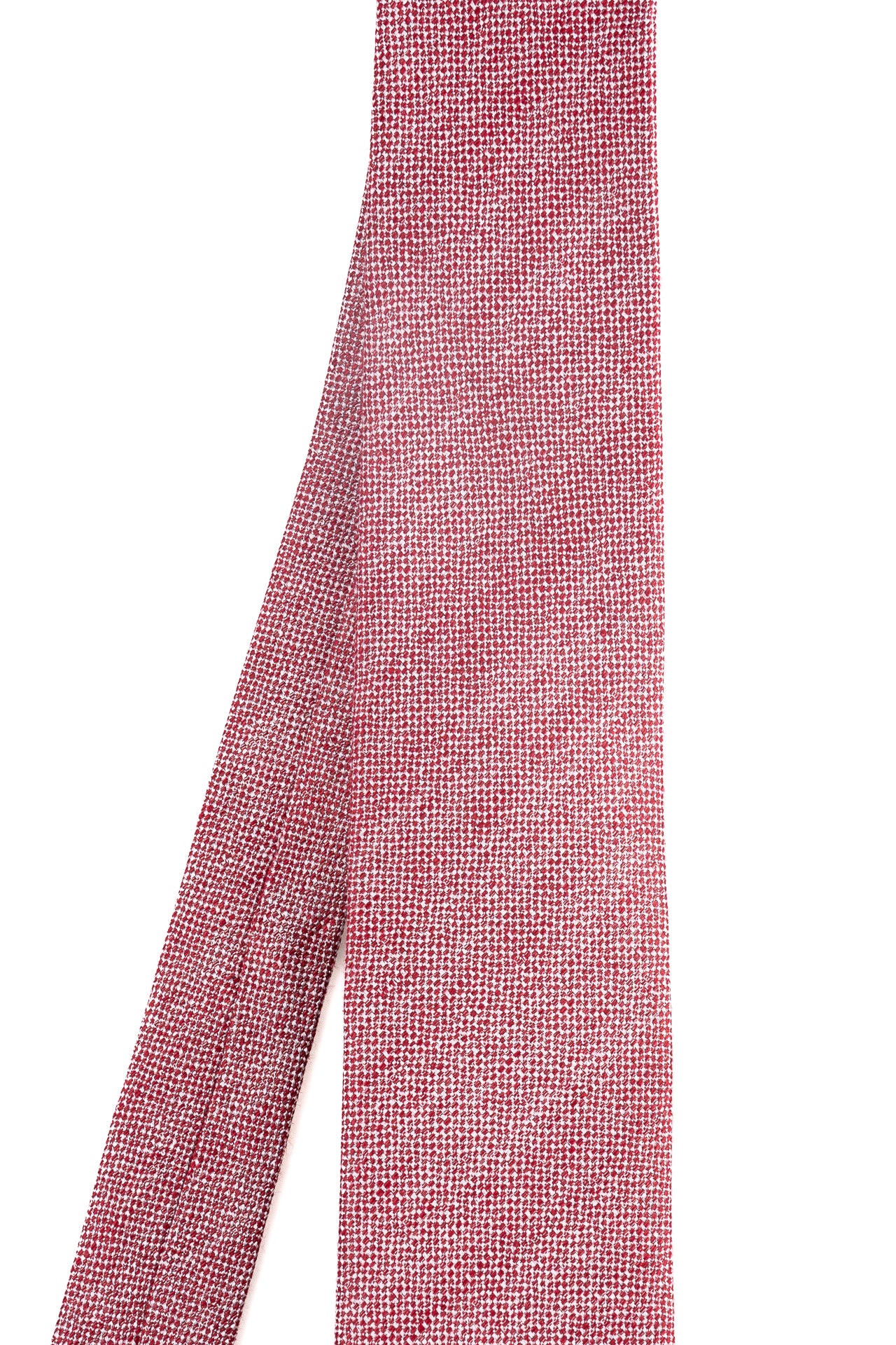 ΑΝΔΡΙΚΗ ΜΕΤΑΞΩΤΗ ΓΡΑΒΑΤΑ PORTOBELLO'S ΚΟΚΚΙΝΗ ΜΕ ΜΙΚΡΟΣΧΕΔΙΟ ΣΤΗΝ ΥΦΑΝΣΗ