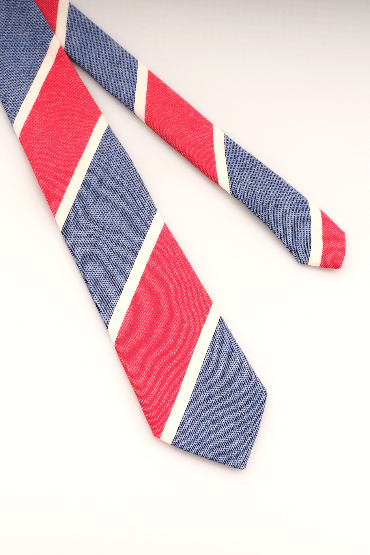 ΑΝΔΡΙΚΗ ΓΡΑΒΑΤΑ CLUB PORTOBELLO'S ΣΕ ΚΟΚΚΙΝΟ ΡΑΦ ΚΑΙ ΕΚΡΟΥ ΧΡΩΜΑ