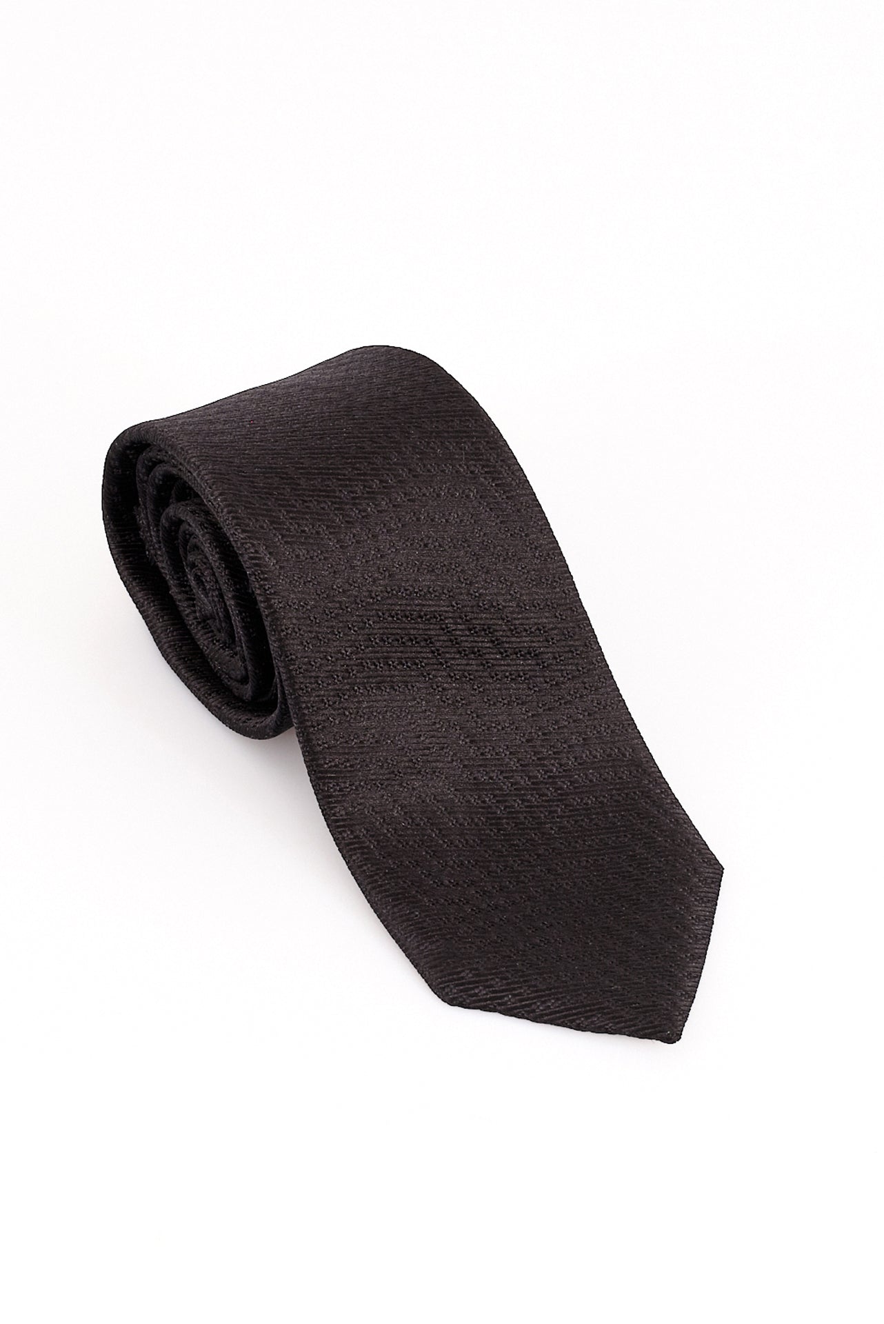 ΑΝΔΡΙΚΗ ΜΕΤΑΞΩΤΗ ΓΡΑΒΑΤΑ PORTOBELLO'S ΣΕ ΜΑΥΡΟ ΧΡΩΜΑ ΜΕ ΑΝΑΓΛΥΦΟ ΜΙΚΡΟΣΧΕΔΙΟ