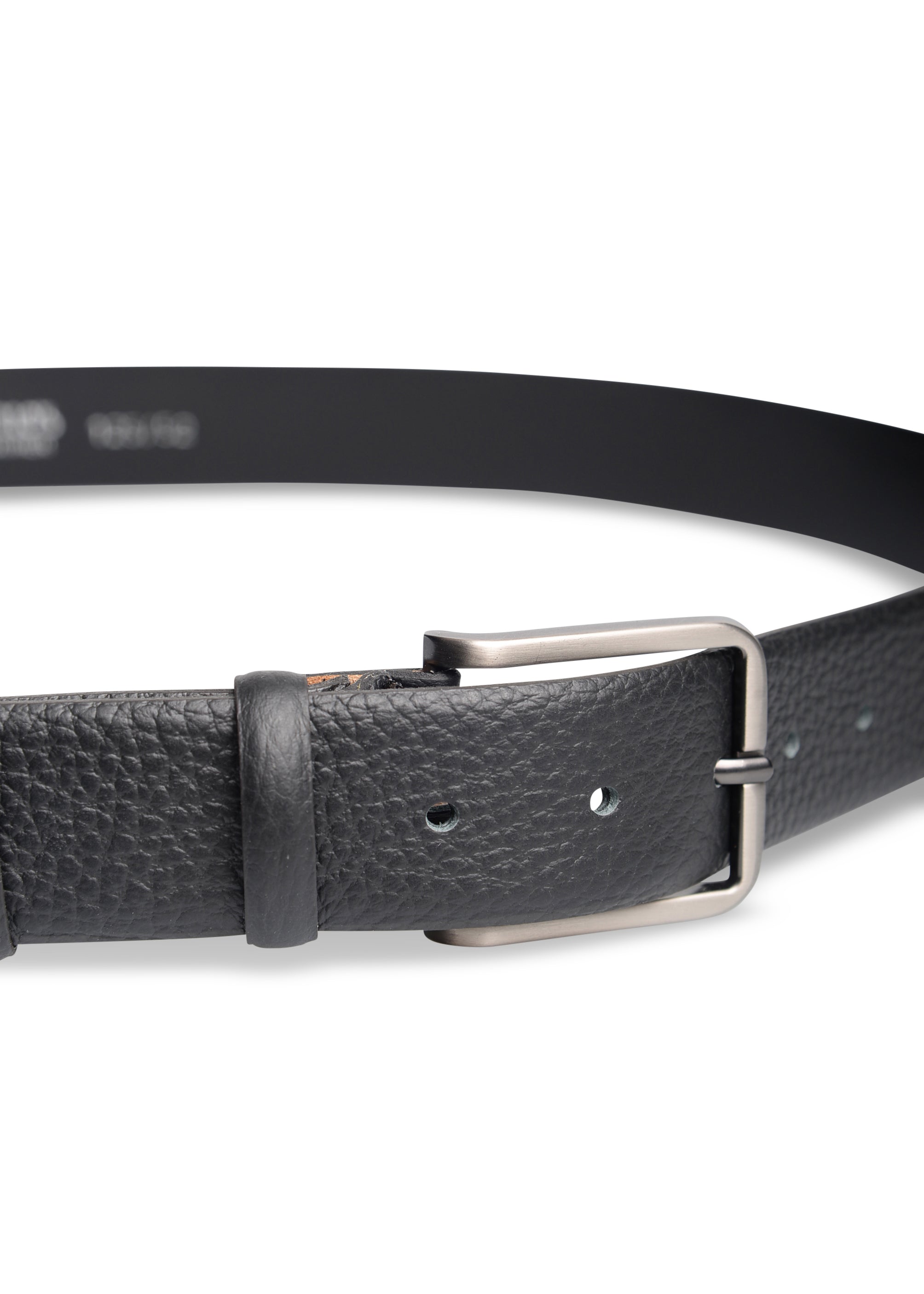 ΑΝΔΡΙΚΗ ΔΕΡΜΑΤΙΝΗ ΖΩΝΗ PORTOBELLO'S ΜΑΥΡΗ ΜΕ ΑΣΗΜΙ ΑΓΚΡΑΦΑ ΚΑΙ ΑΝΑΓΛΥΦΕΣ ΛΕΠΤΟΜΕΡΕΙΕΣ