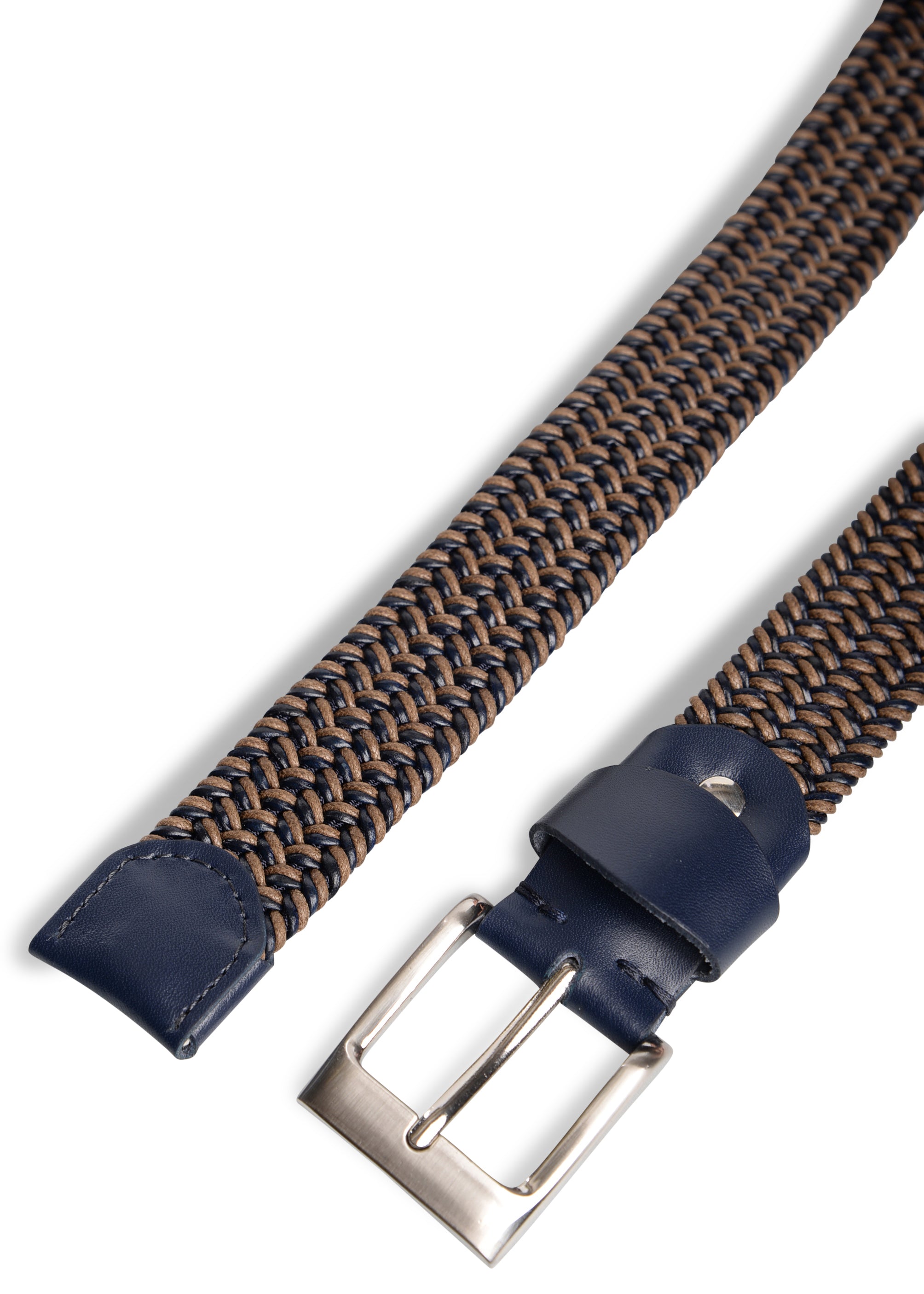 ΑΝΔΡΙΚΗ ΠΛΕΚΤΗ ΖΩΝΗ PORTOBELLO'S ΣΕ ΜΠΕΖ-ΜΠΛΕ ΧΡΩΜΑ