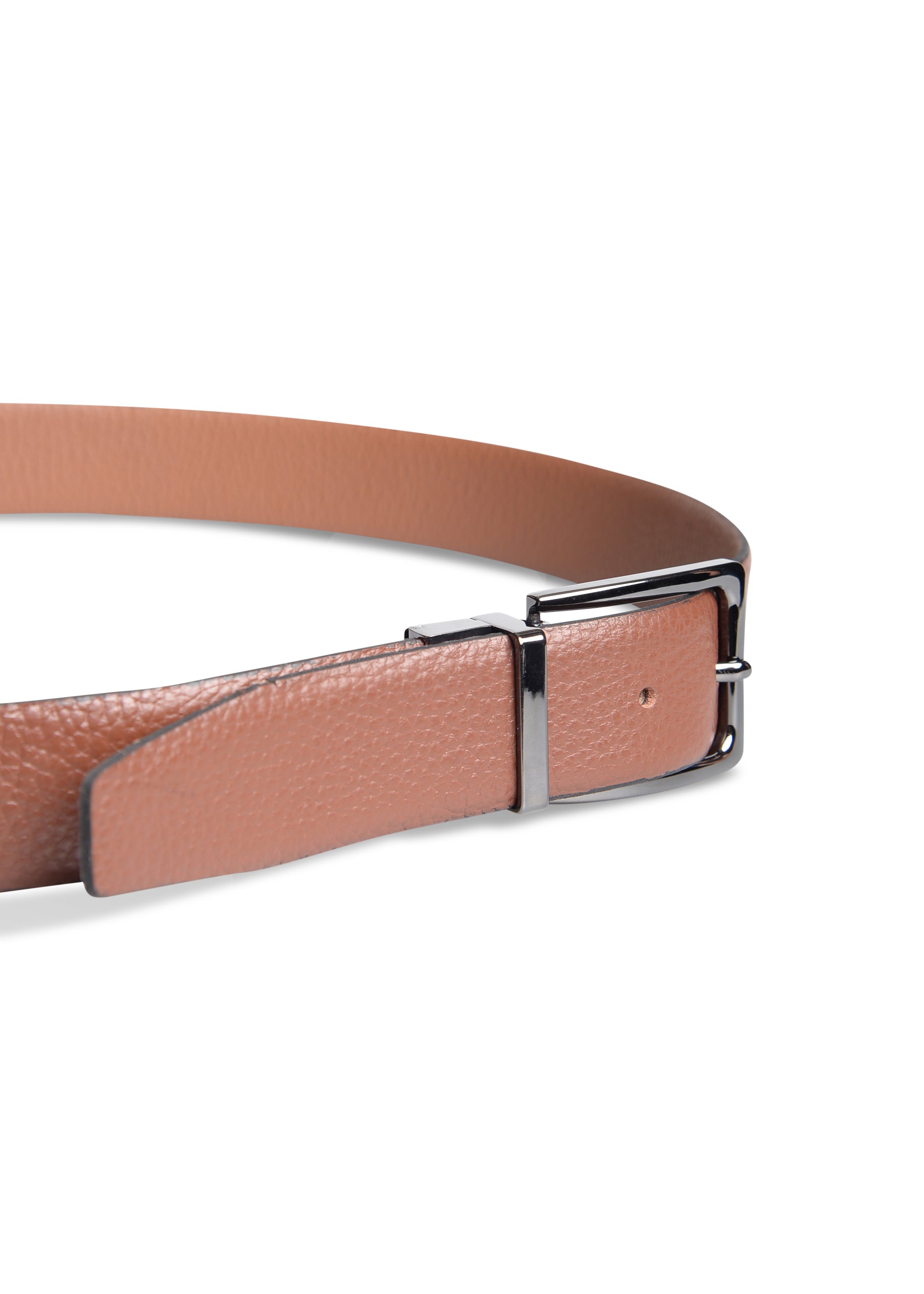 ΑΝΔΡΙΚΗ ΔΕΡΜΑΤΙΝΗ ΖΩΝΗ PORTOBELLO'S ΜΕ ΑΝΑΓΛΥΦΕΣ ΛΕΠΤΟΜΕΡΕΙΕΣ ΣΕ ΚΑΜΕΛ ΚΑΦΕ ΧΡΩΜΑ ΚΑΙ ΑΣΗΜΙ ΑΓΚΡΑΦΑ