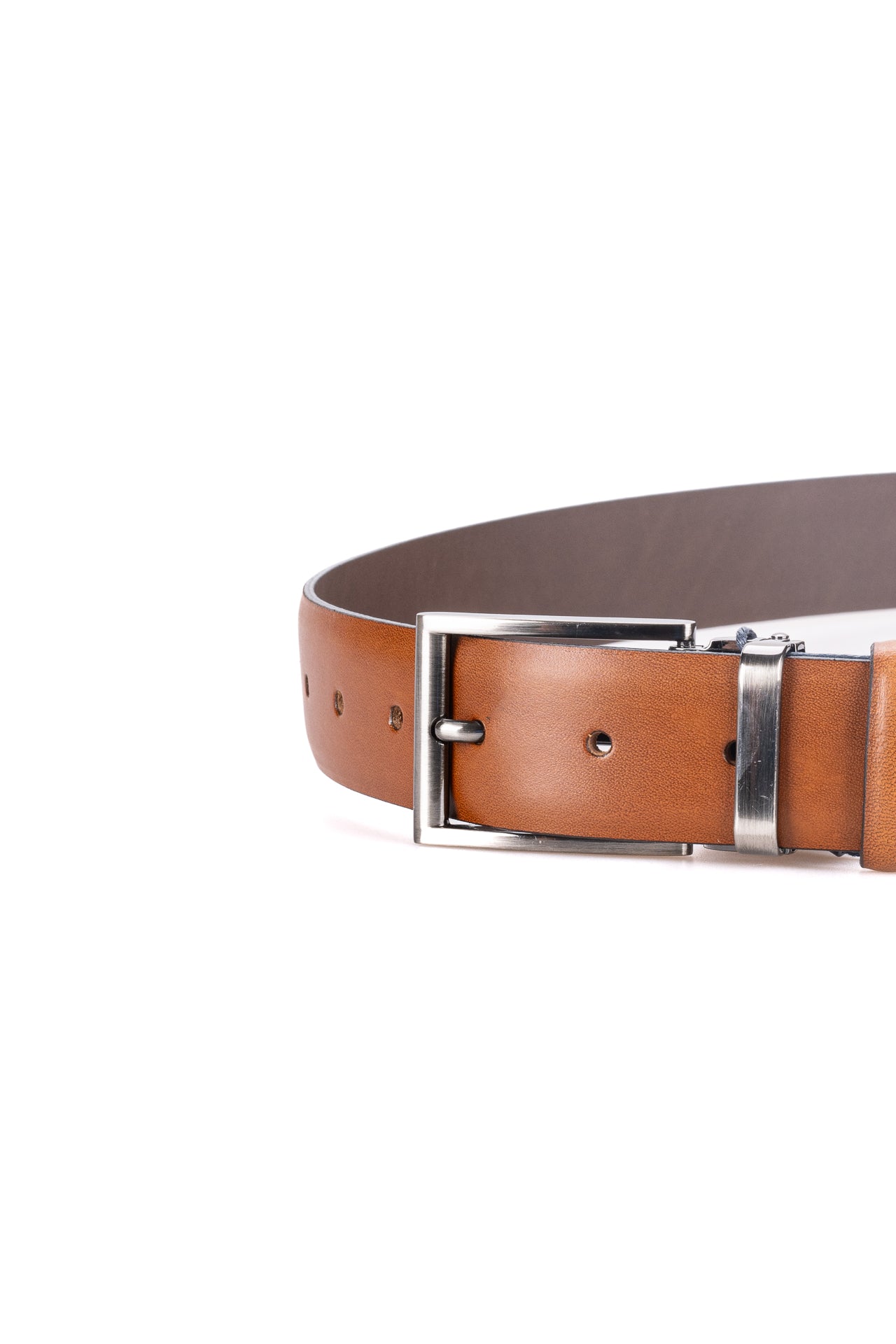 ΑΝΔΡΙΚΗ ΖΩΝΗ ΔΕΡΜΑΤΙΝΗ PORTOBELLO'S ΣΕ ΑΠΟΧΡΩΣΗ ΚΑΦΕ ΤΑΜΠΑ ΜΕ ΑΣΗΜΙ ΑΓΚΡΑΦΑ