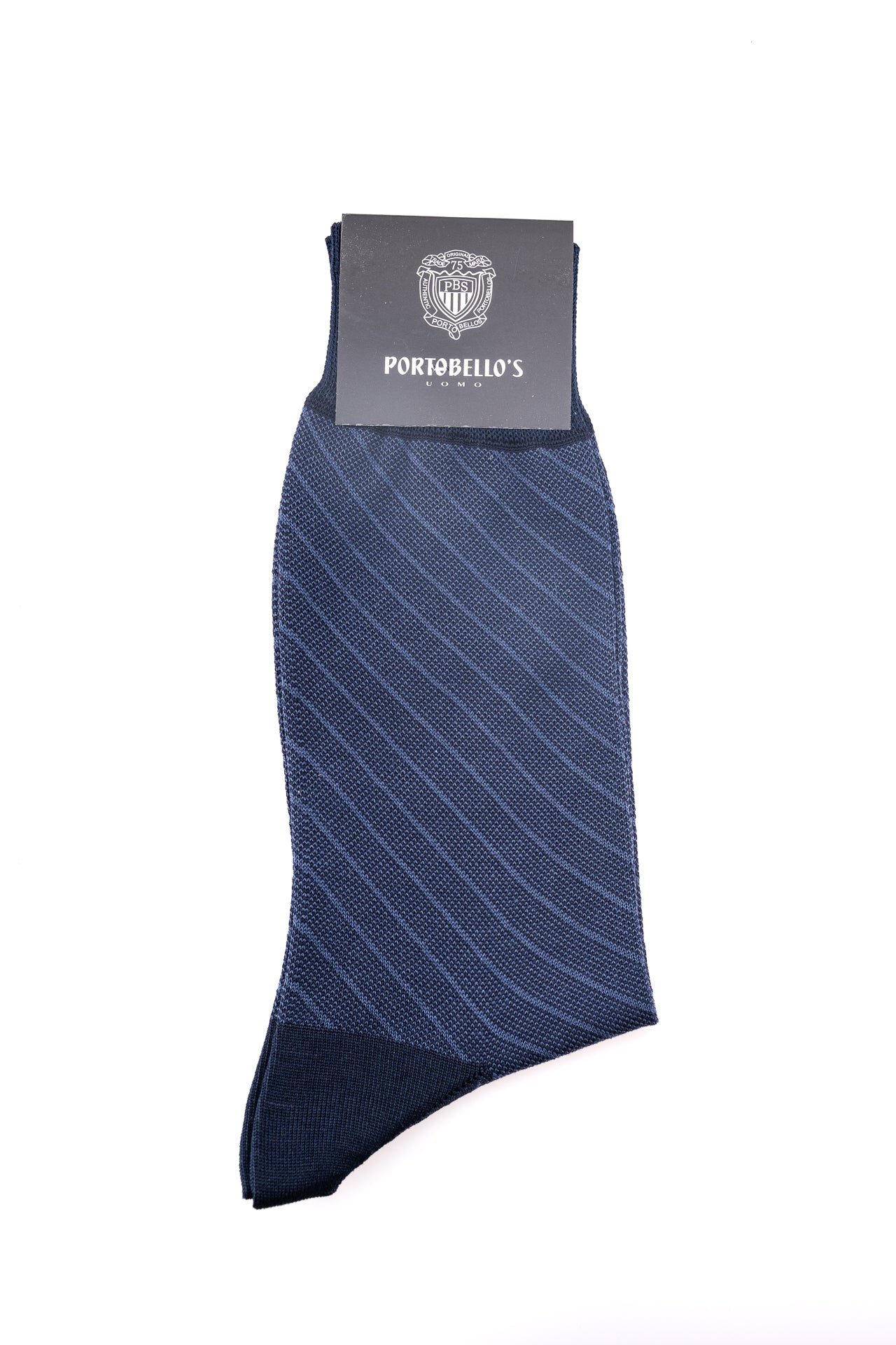 ΑΝΔΡΙΚΕΣ ΚΑΛΤΣΕΣ PORTOBELLO'S ΜΠΛΕ ΜΕΡΣΕΡΙΖΕ ΜΕ ΡΙΓΕ ΜΙΚΡΟΣΧΕΔΙΟ