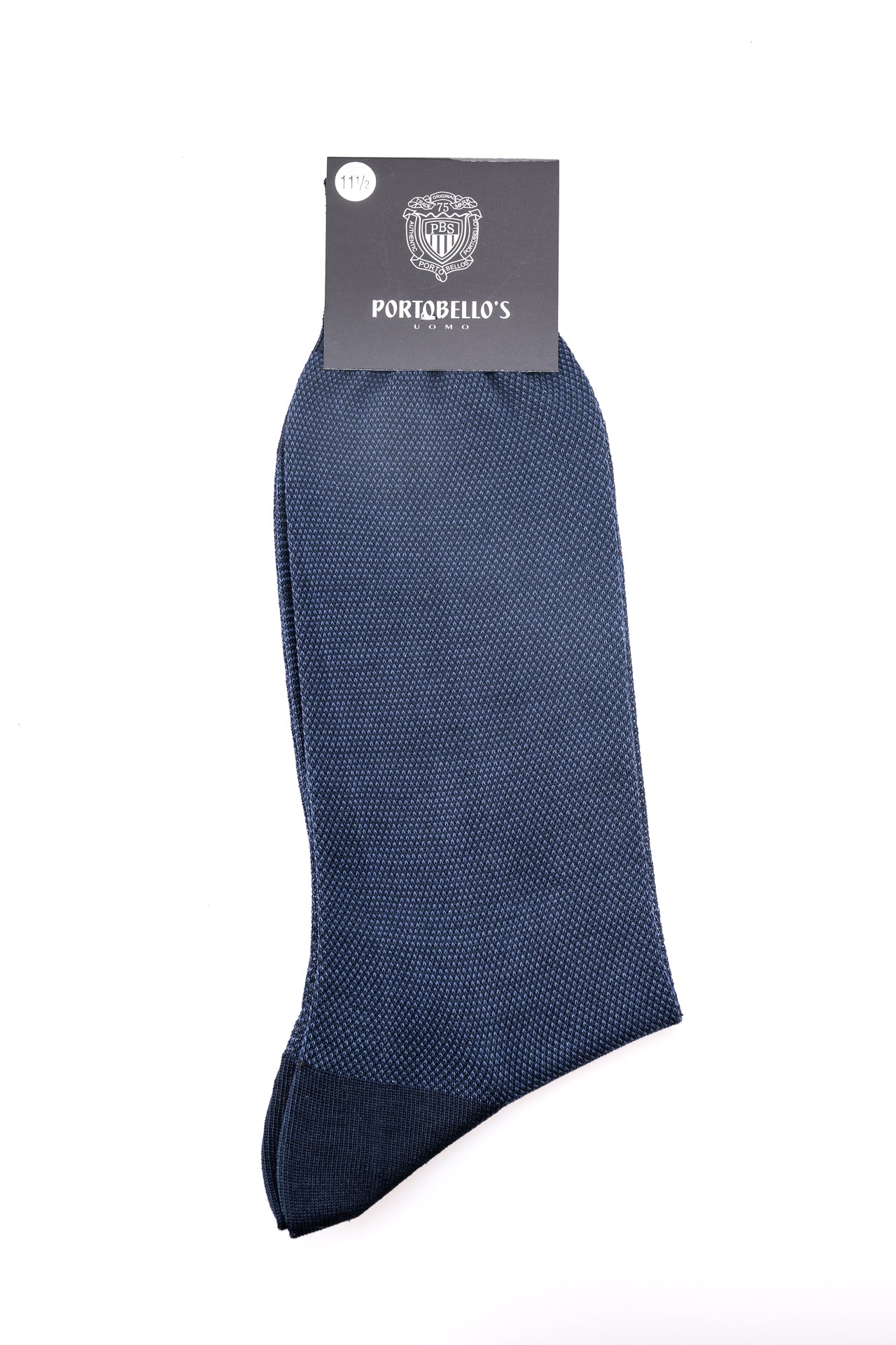 ΑΝΔΡΙΚΕΣ ΚΑΛΤΣΕΣ PORTOBELLO'S ΜΠΛΕ ΜΕ ΜΙΚΡΟΣΧΕΔΙΟ ΚΛΑΣΙΚΟ ΥΨΟΣ