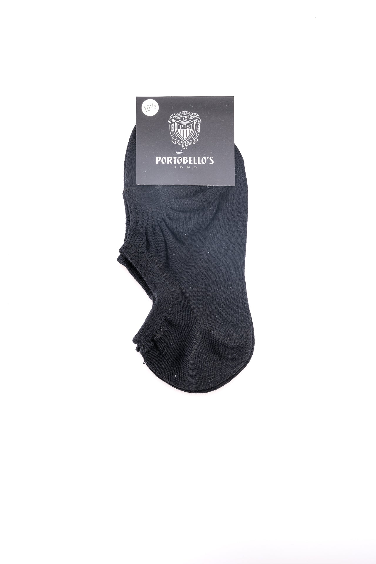 ΑΝΔΡΙΚΕΣ ΚΑΛΤΣΕΣ PORTOBELLO'S ΜΑΥΡΟ ΧΡΩΜΑ ΥΨΟΣ ΧΑΜΗΛΟ