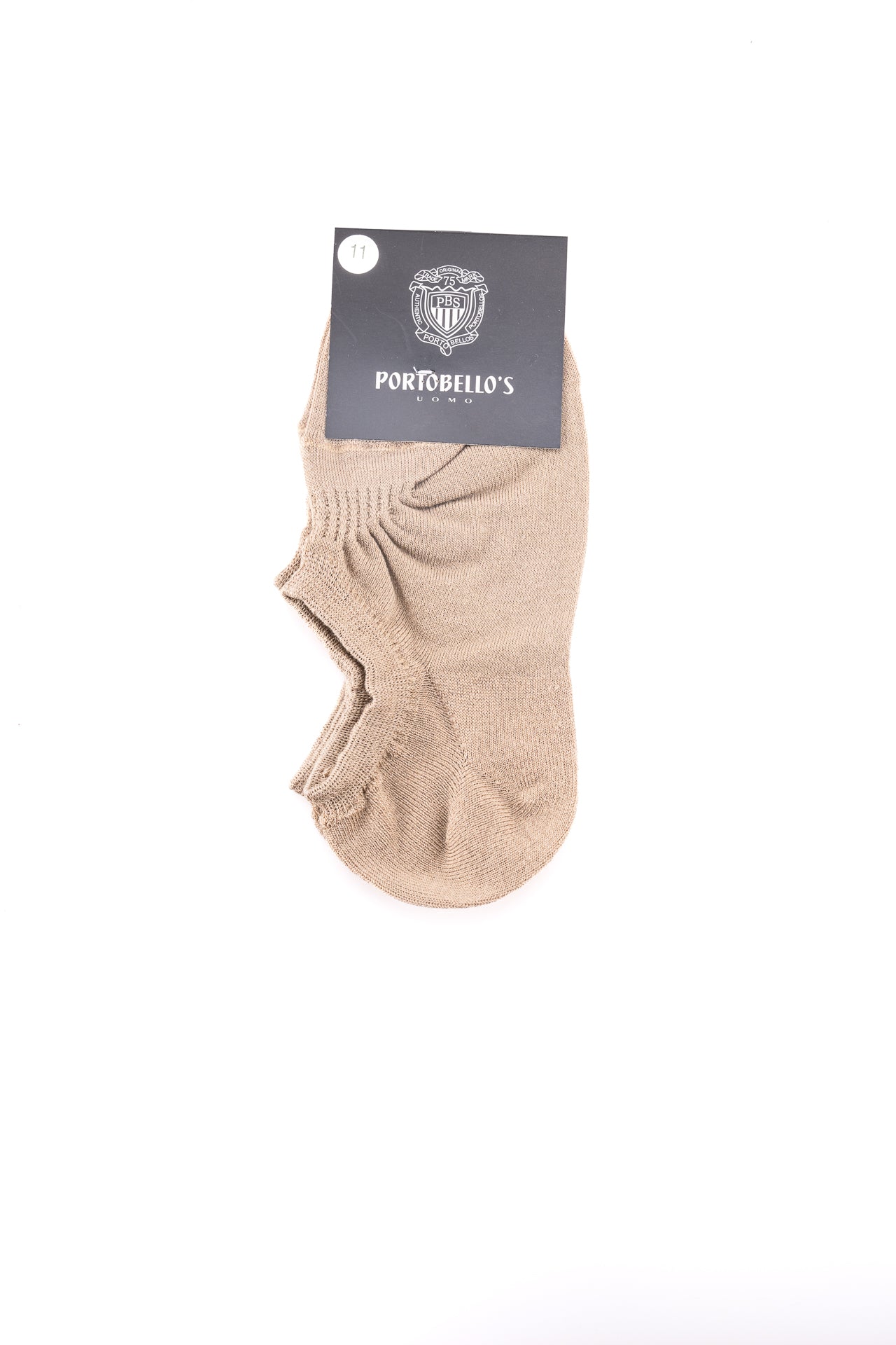 ΑΝΔΡΙΚΕΣ ΚΑΛΤΣΕΣ PORTOBELLO'S ΜΠΕΖ ΧΡΩΜΑ ΧΑΜΗΛΟ ΥΨΟΣ