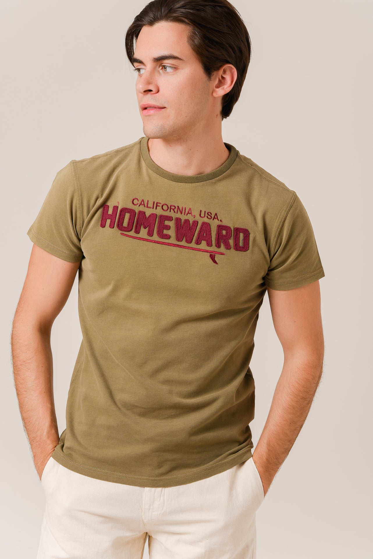 ΑΝΔΡΙΚΟ T-SHIRT HOMEWARD ΧΑΚΙ