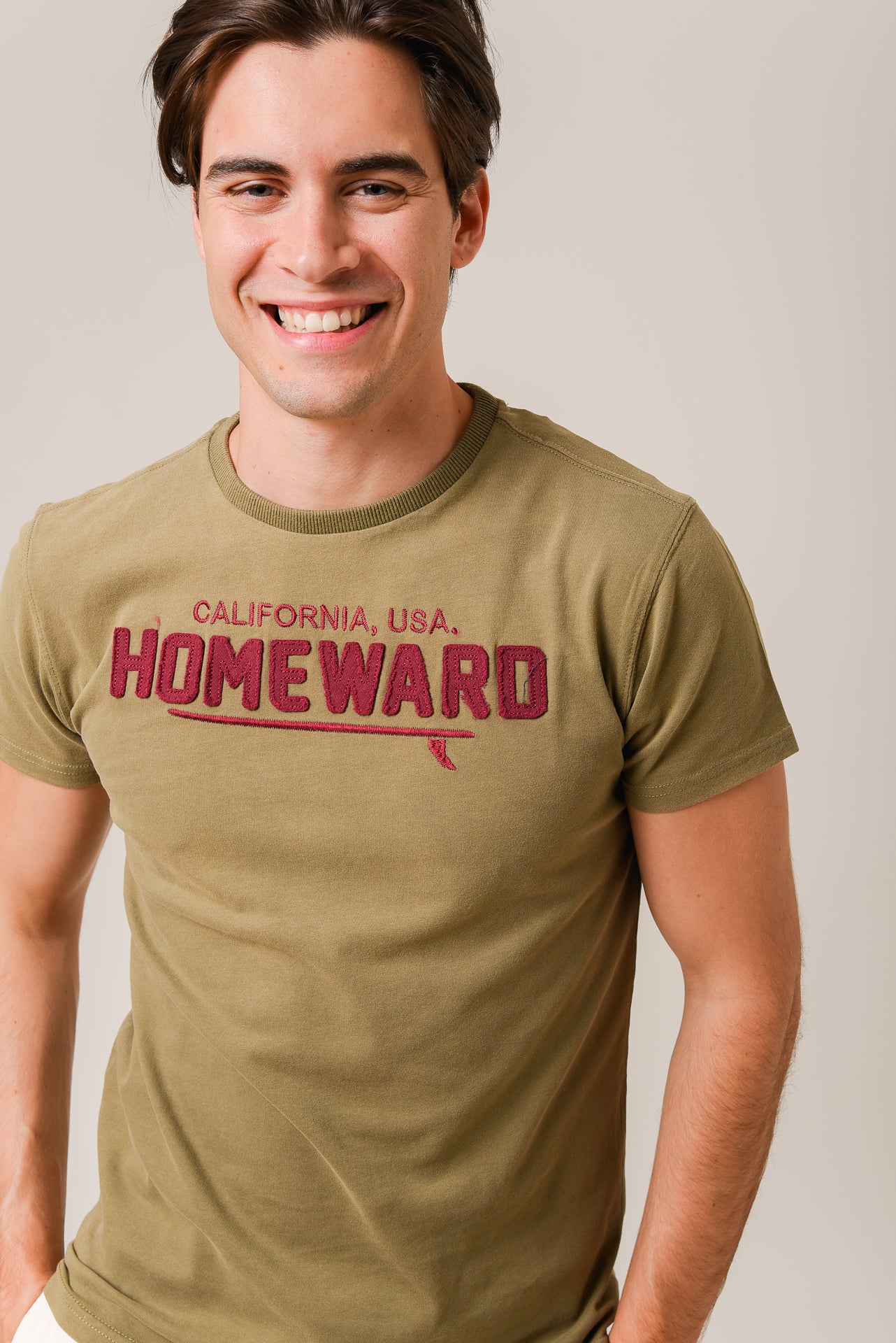 ΑΝΔΡΙΚΟ T-SHIRT HOMEWARD ΧΑΚΙ