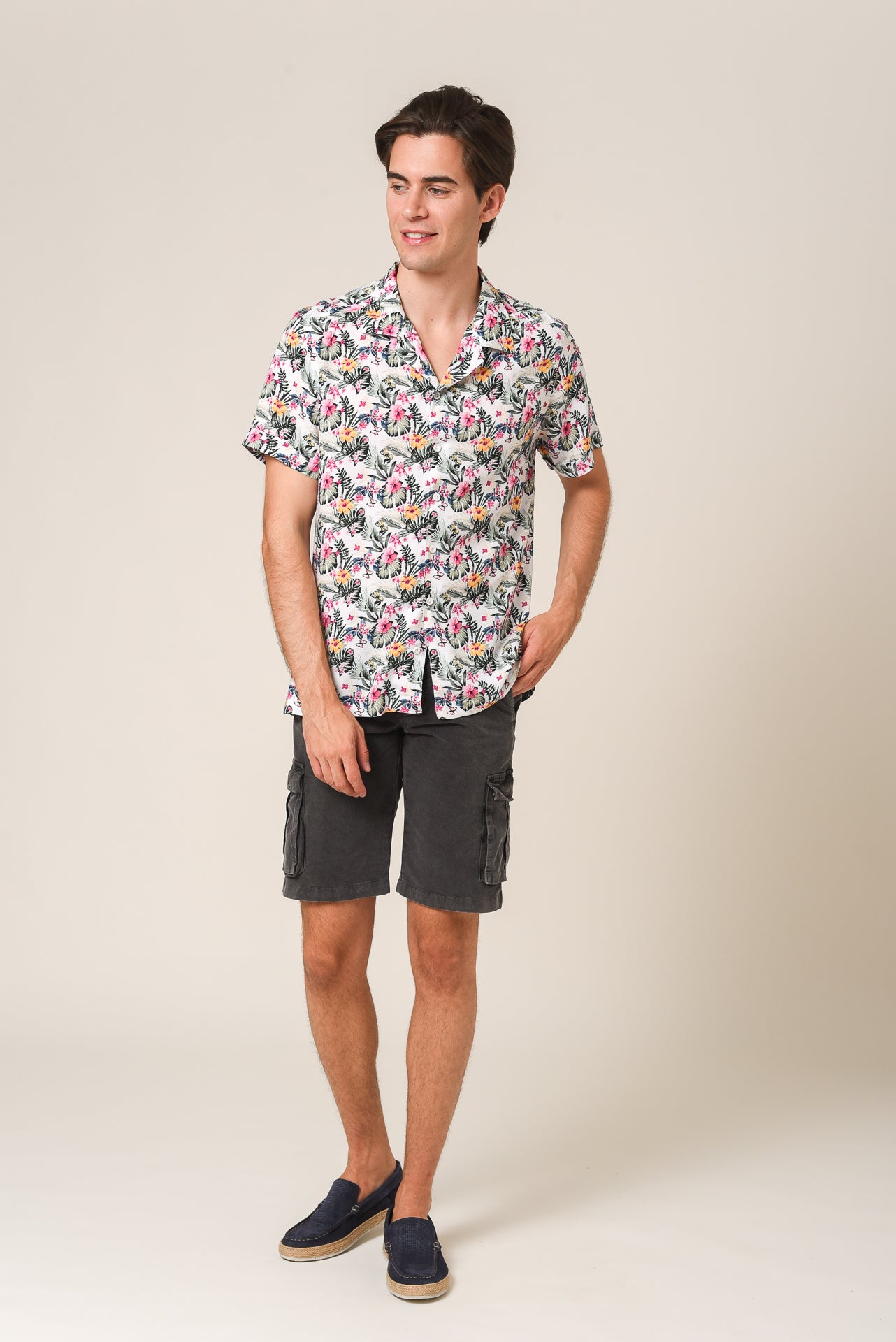 ΑΝΔΡΙΚΗ ΒΕΡΜΟΥΔΑ CARGO PORTOBELLO'S ΣΚΟΥΡΟ ΓΚΡΙ