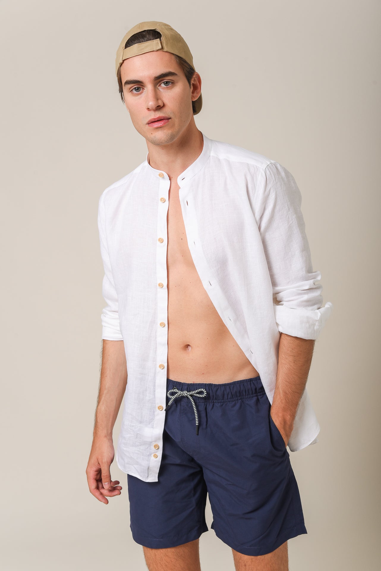 ΑΝΔΡΙΚΟ ΜΑΓΙΟ PORTOBELLO'S ΜΠΛΕ NAVY ΜΟΝΟΧΡΩΜΟ