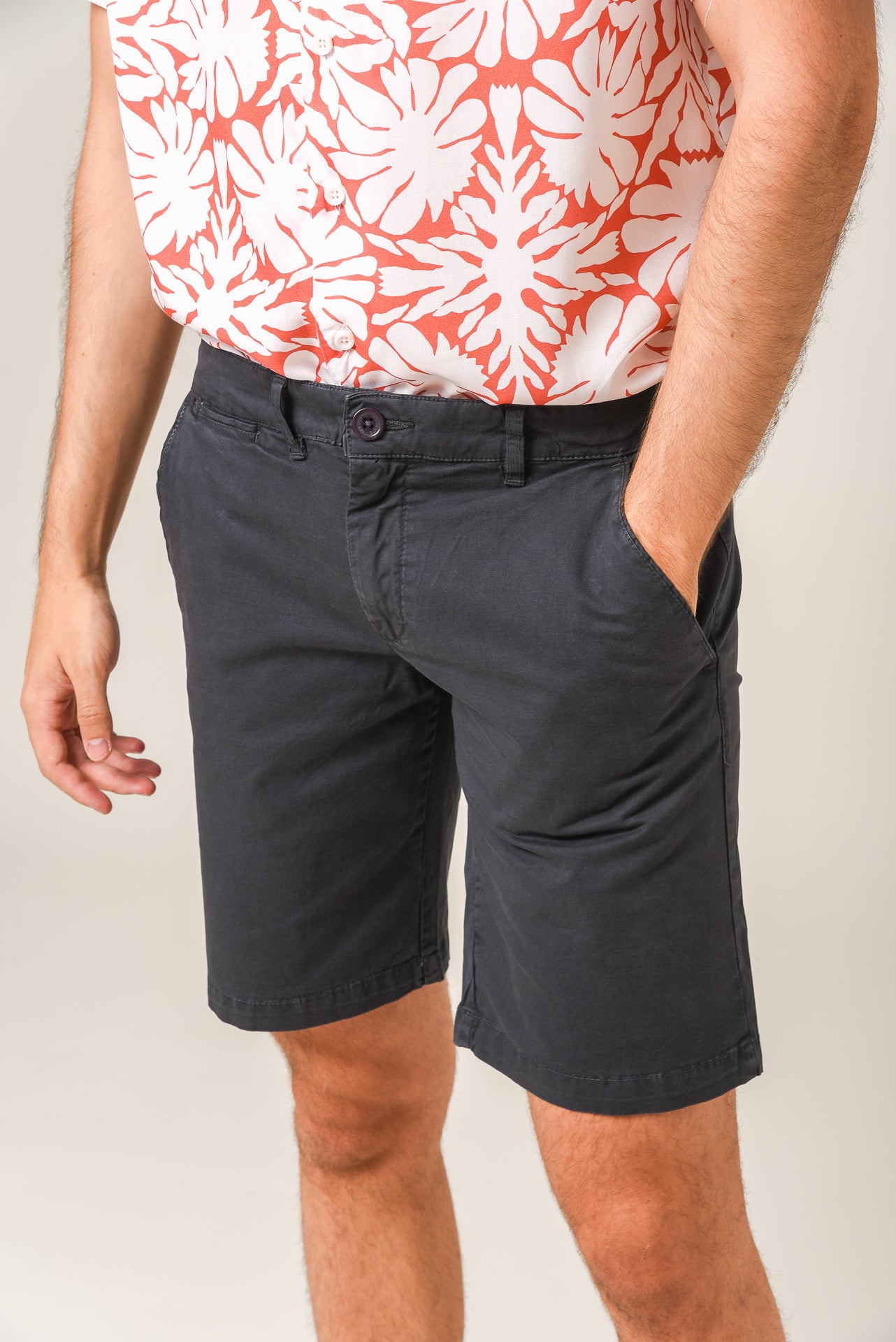 ΑΝΔΡΙΚΗ ΒΕΡΜΟΥΔΑ CHINOS LES GENT'S ΜΠΛΕ NAVY