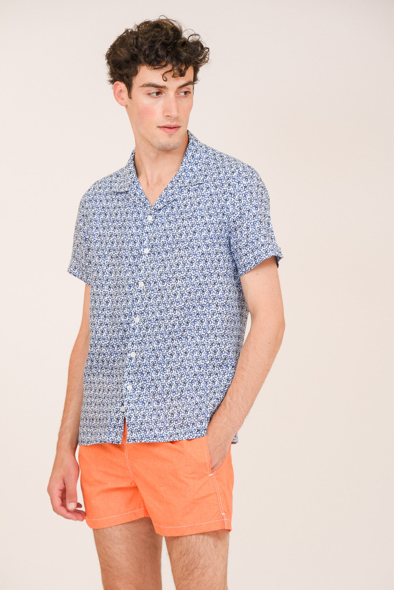 ΑΝΔΡΙΚΟ ΜΑΓΙΟ PORTOBELLO'S ΠΟΡΤΟΚΑΛΙ ΜΕ ΛΕΥΚΗ ΡΑΦΗ