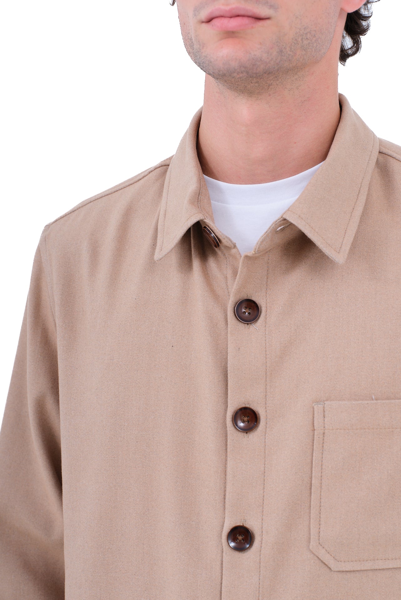 ΑΝΔΡΙΚΟ OVERSHIRT LES GENT'S ΜΠΕΖ ΑΝΟΙΧΤΟ