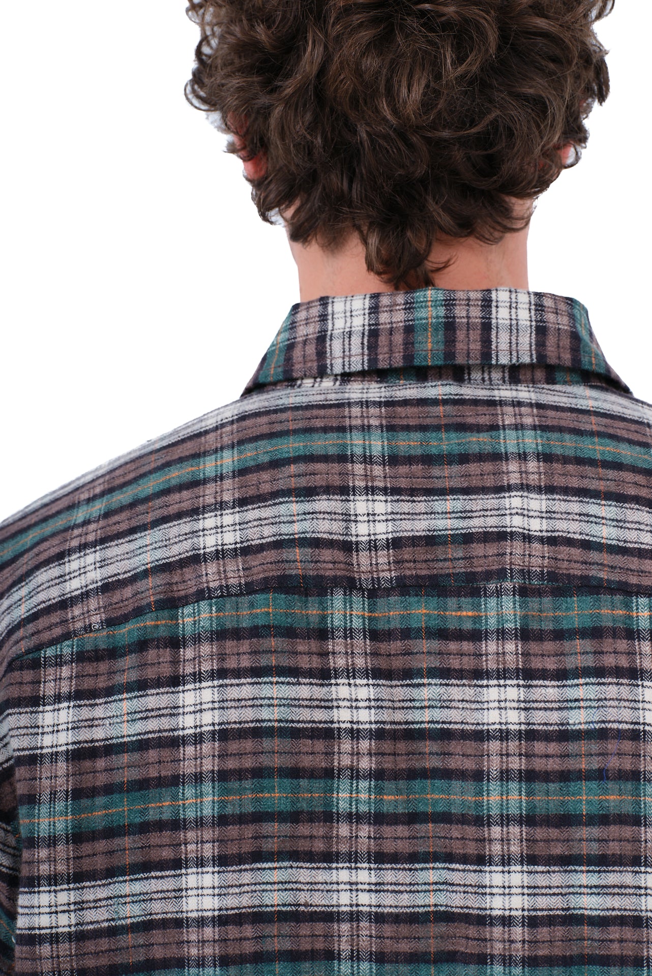 ΑΝΔΡΙΚΟ OVERSHIRT LES GENT'S ΚΑΦΕ ΜΠΕΖ ΠΡΑΣΙΝΟ