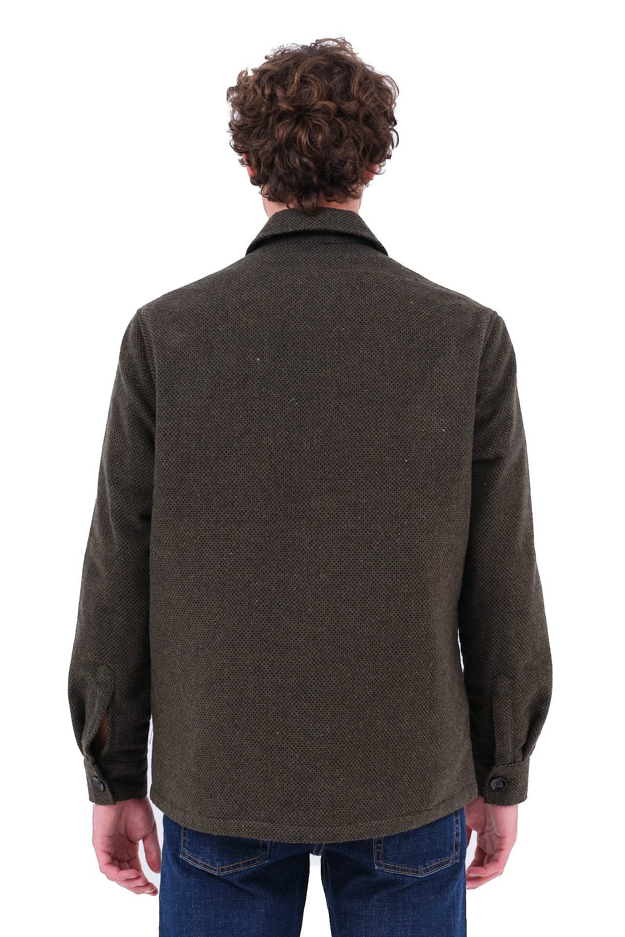 ΑΝΔΡΙΚΟ OVERSHIRT LES GENT'S ΣΕ ΛΑΔΙ ΑΠΟΧΡΩΣΗ ΜΕ ΜΙΚΡΟΣΧΕΔΙΟ