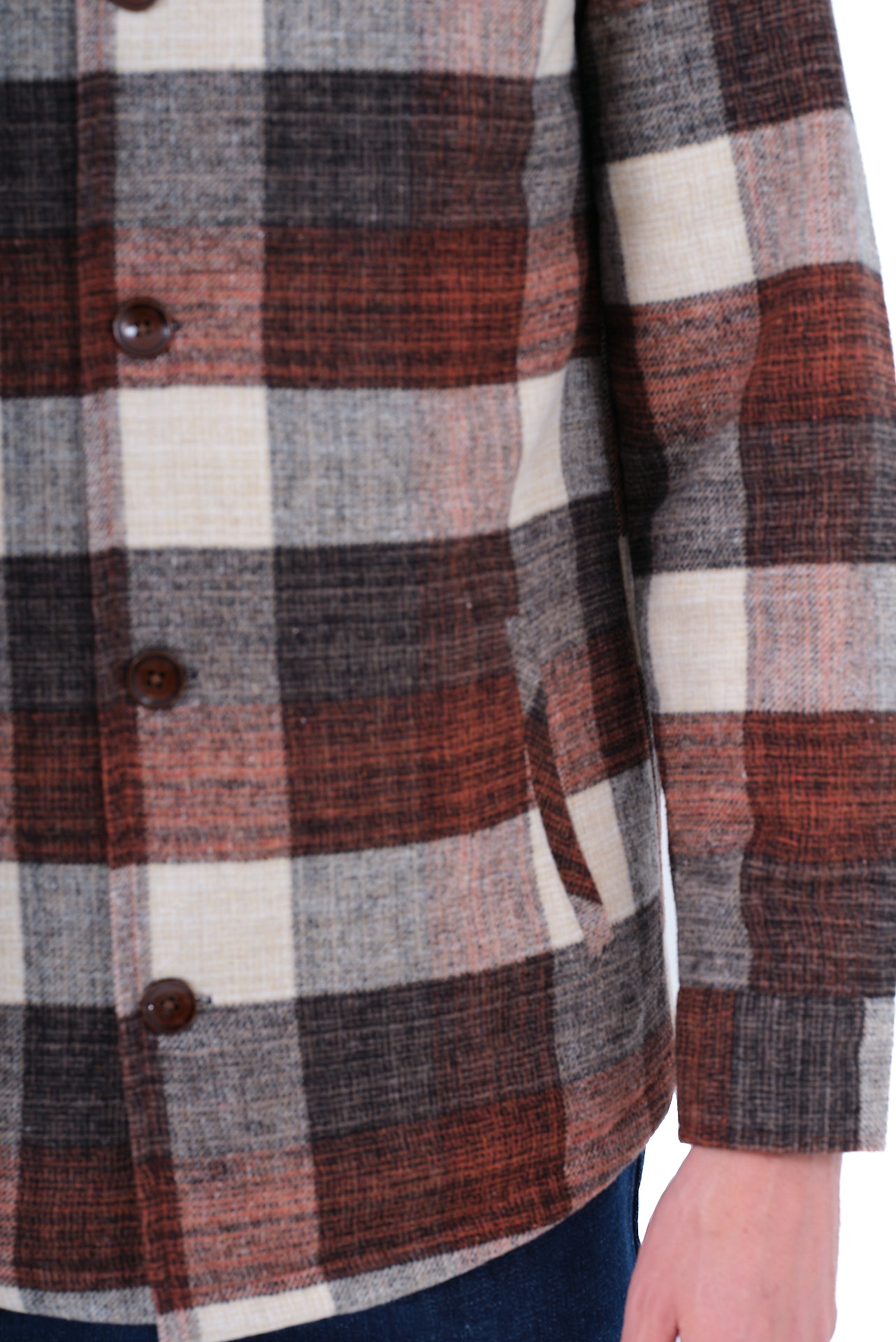 ΑΝΔΡΙΚΟ OVERSHIRT LES GENT'S ΚΑΡΟ ΚΕΡΑΜΙΔΙ