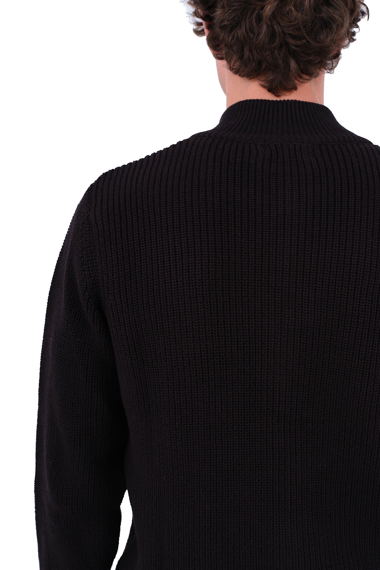 ΑΝΔΡΙΚΗ ΖΑΚΕΤΑ CARDIGAN PORTOBELLO'S ΣΕ ΜΑΥΡΟ ΧΡΩΜΑ