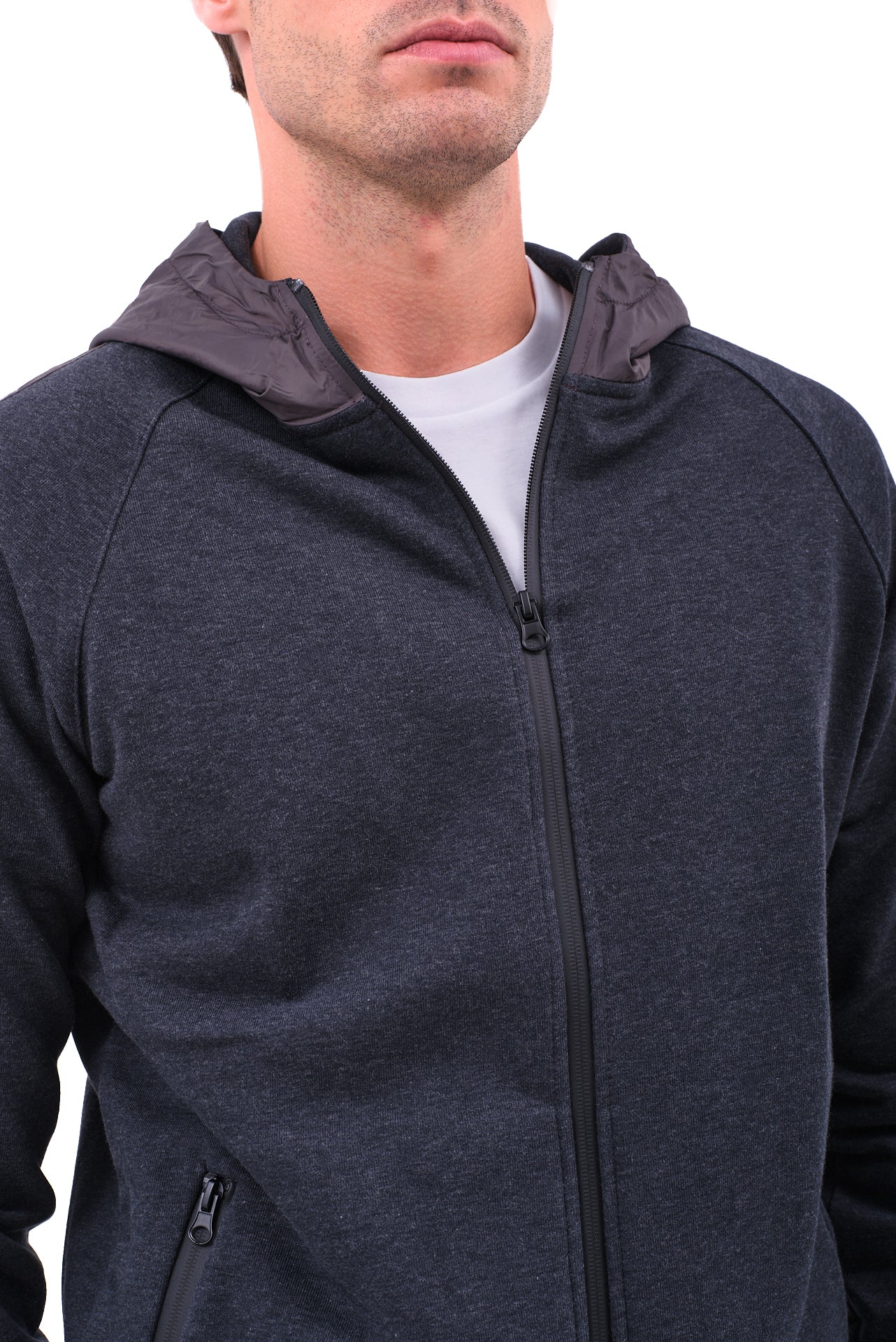 ΑΝΔΡΙΚΟ SWEAT SHIRT ΜΕ ΚΟΥΚΟΥΛΑ PORTOBELLO'S ΣΤΟ ΓΚΡΙ ΧΡΩΜΑ ΤΟΥ ΓΡΑΦΙΤΗ