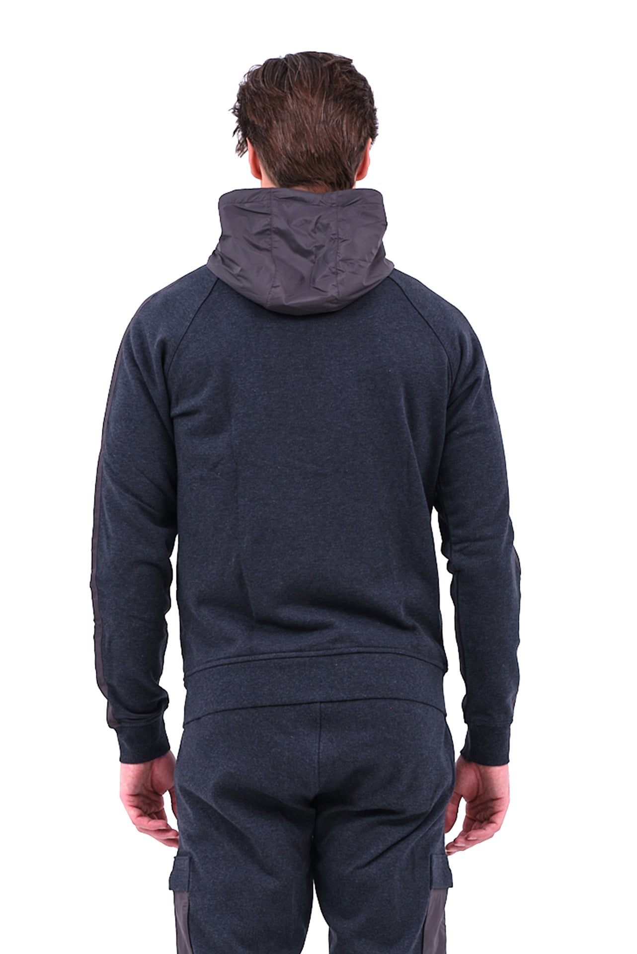 ΑΝΔΡΙΚΟ SWEAT SHIRT ΜΕ ΚΟΥΚΟΥΛΑ PORTOBELLO'S ΣΤΟ ΓΚΡΙ ΧΡΩΜΑ ΤΟΥ ΓΡΑΦΙΤΗ